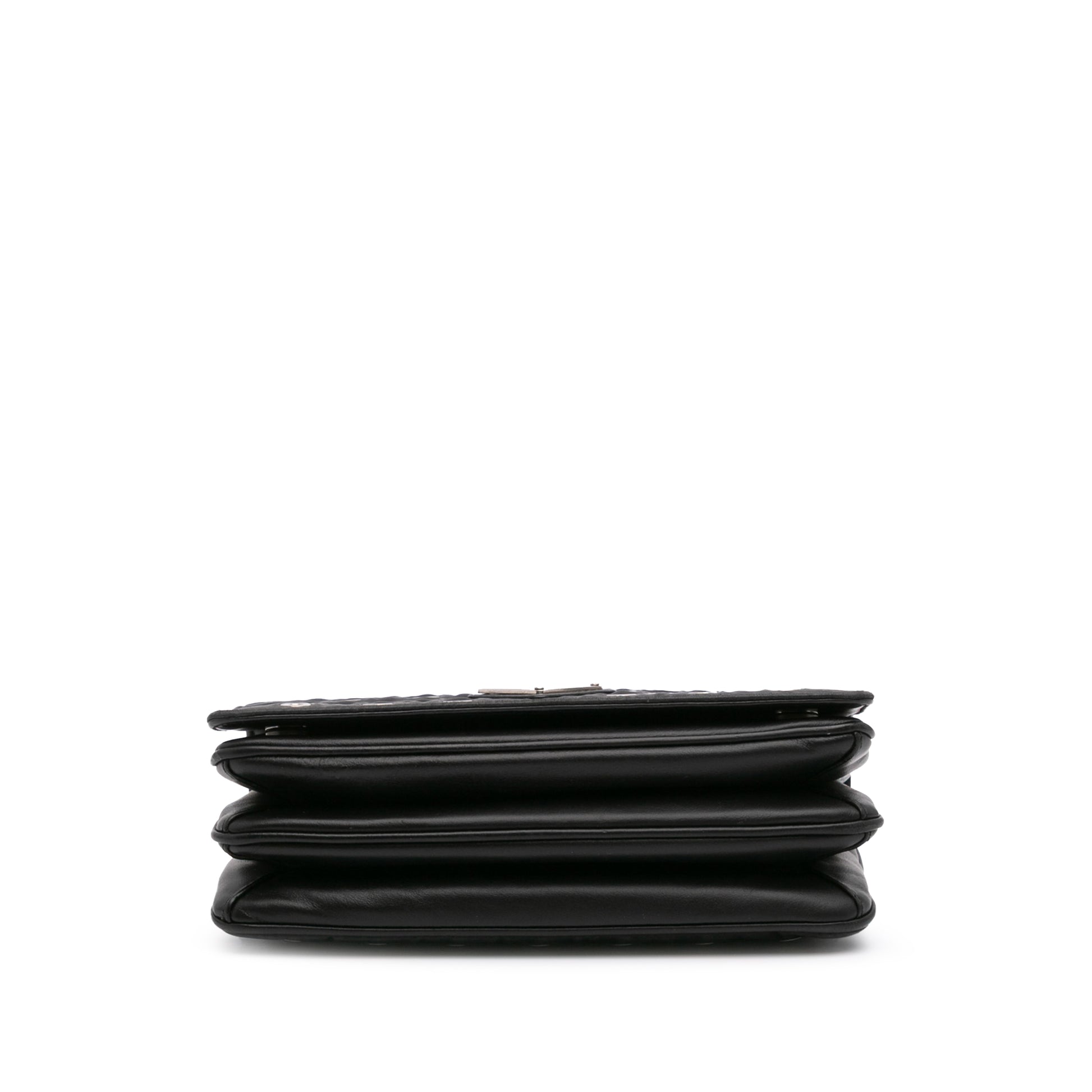 Prada Tessuto Grommet Shoulder Bag