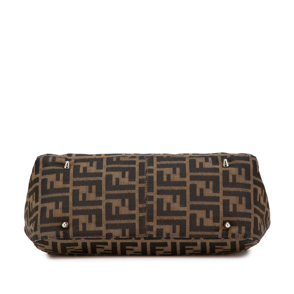 Fendi Small Zucca Canvas Twins Tote