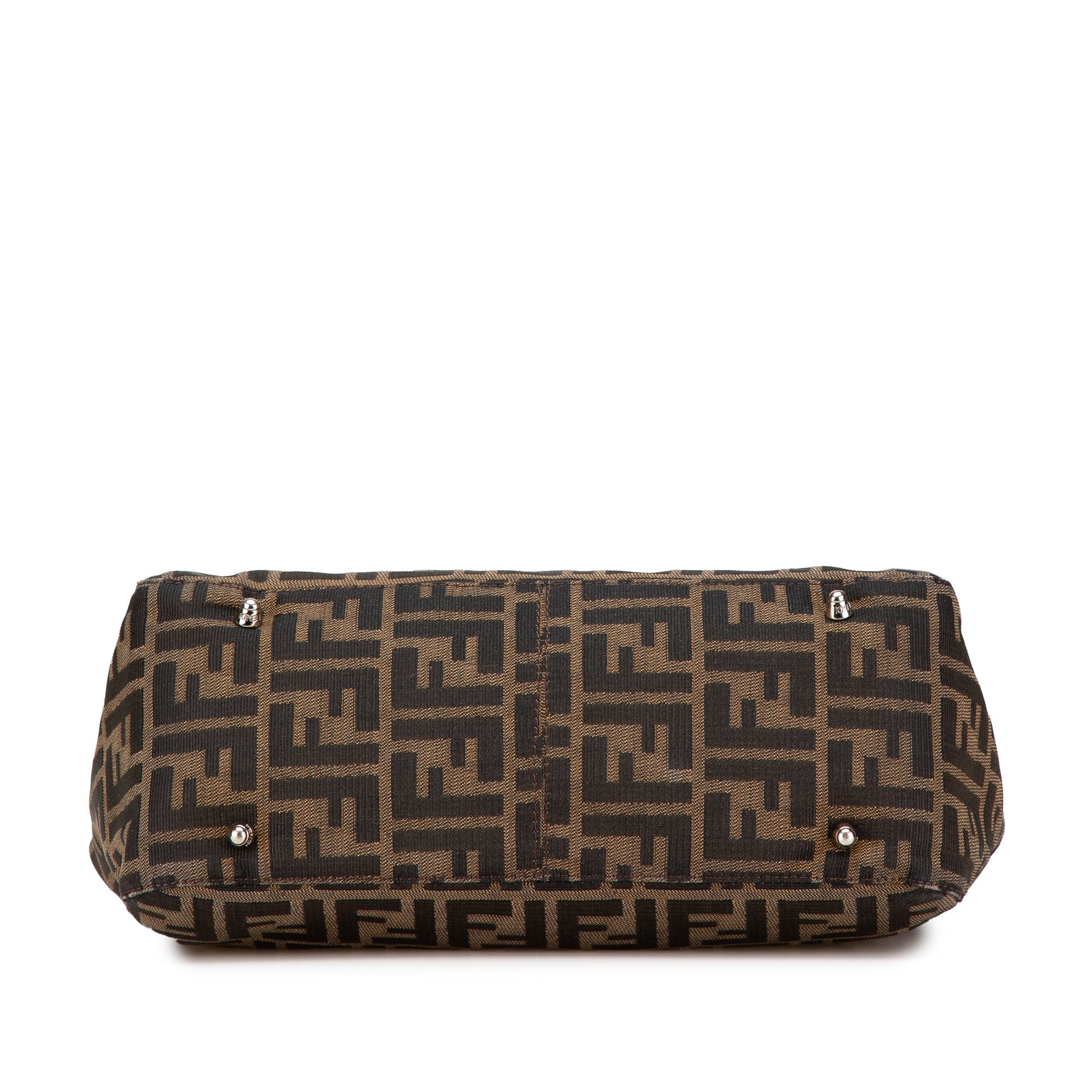 Fendi Small Zucca Canvas Twins Tote