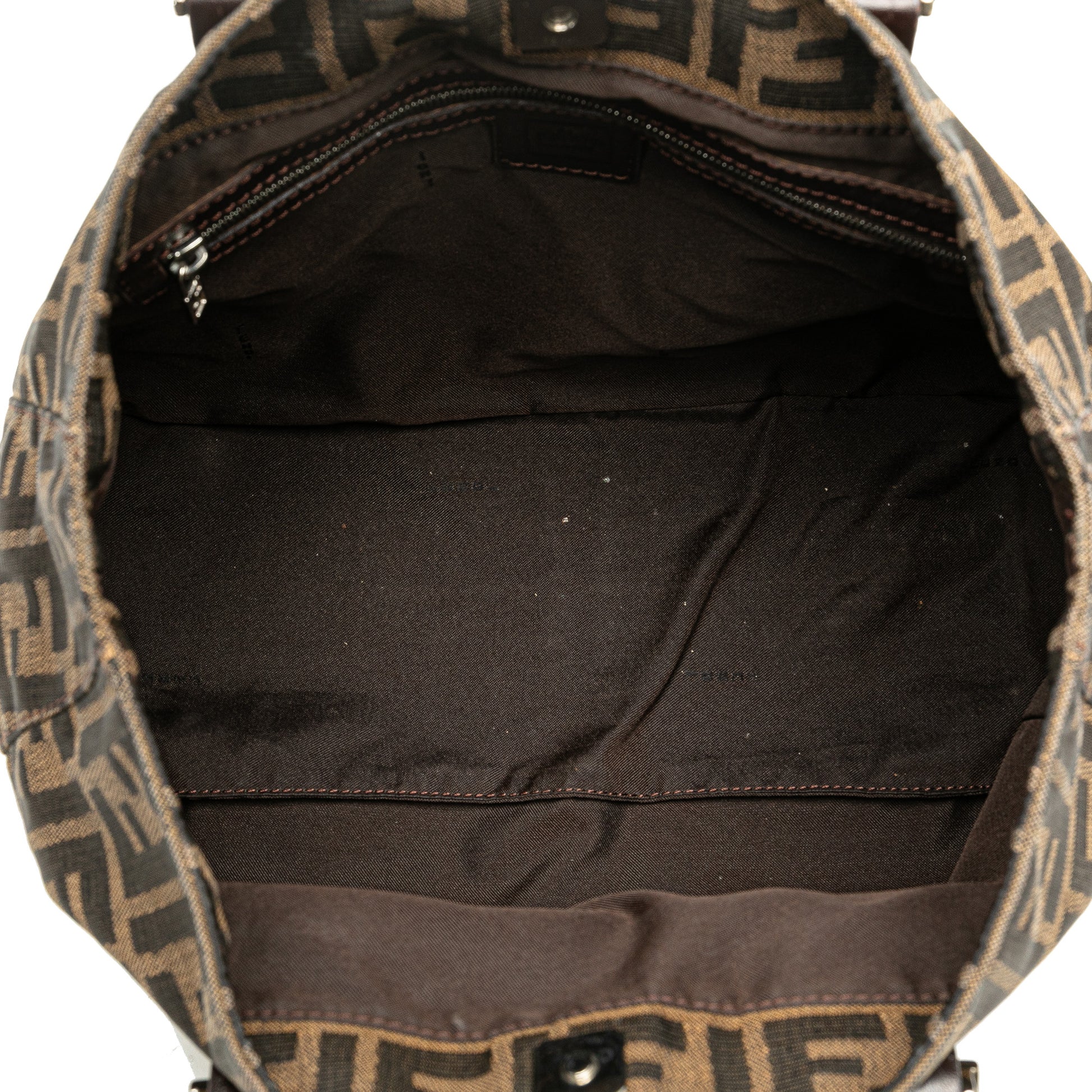 Fendi Small Zucca Canvas Twins Tote
