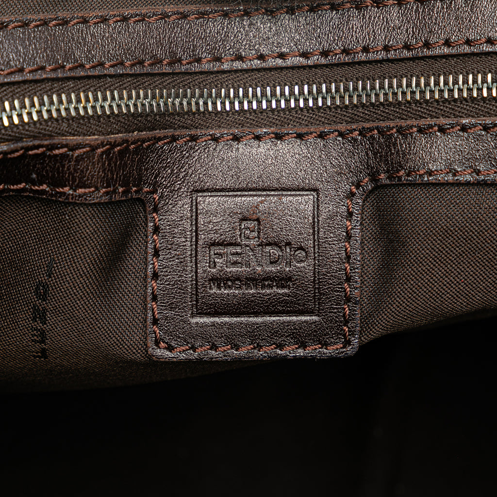 Fendi Small Zucca Canvas Twins Tote