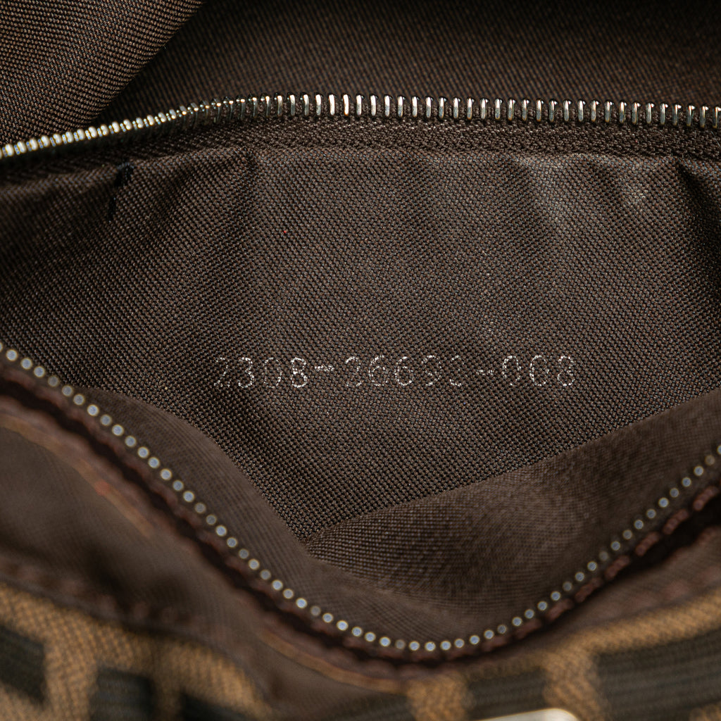 Fendi Small Zucca Canvas Twins Tote