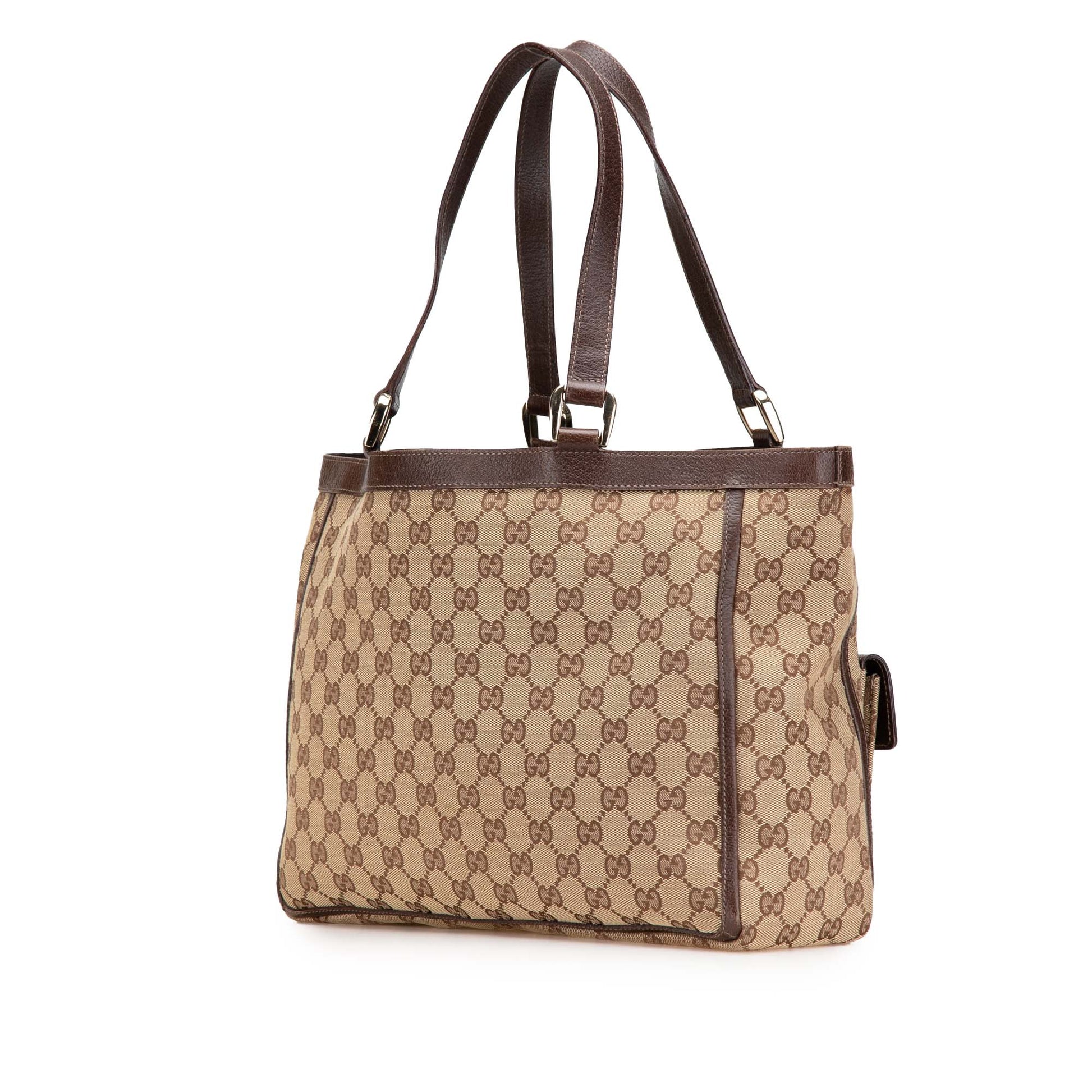 Gucci GG Canvas Abbey D Ring Pocket Tote