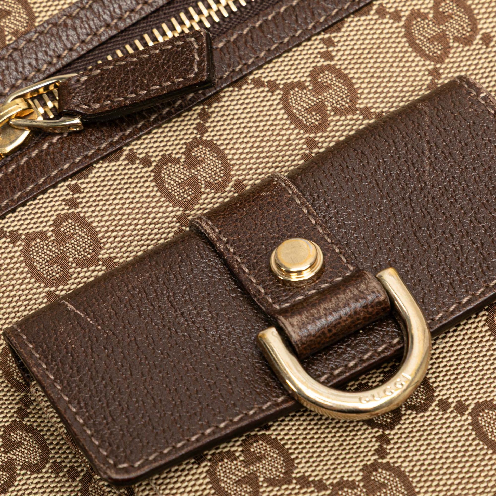 Gucci GG Canvas Abbey D Ring Pocket Tote