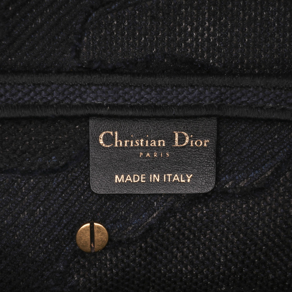 Dior Canvas Embroidered Camouflage Saddle Bag