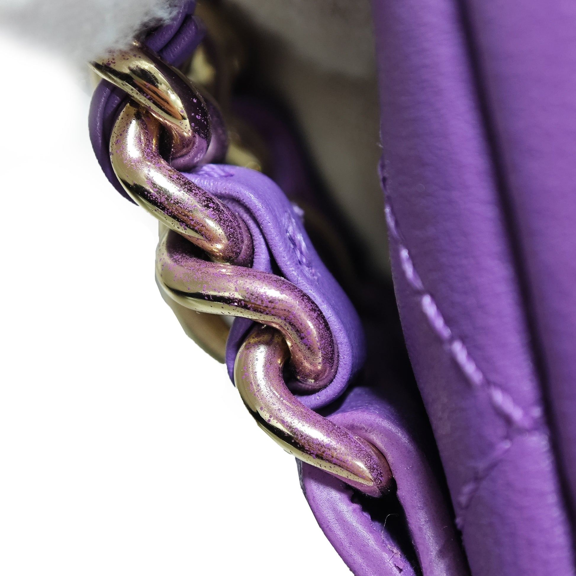 Chanel Mini Lambskin Triple Chain Full Flap