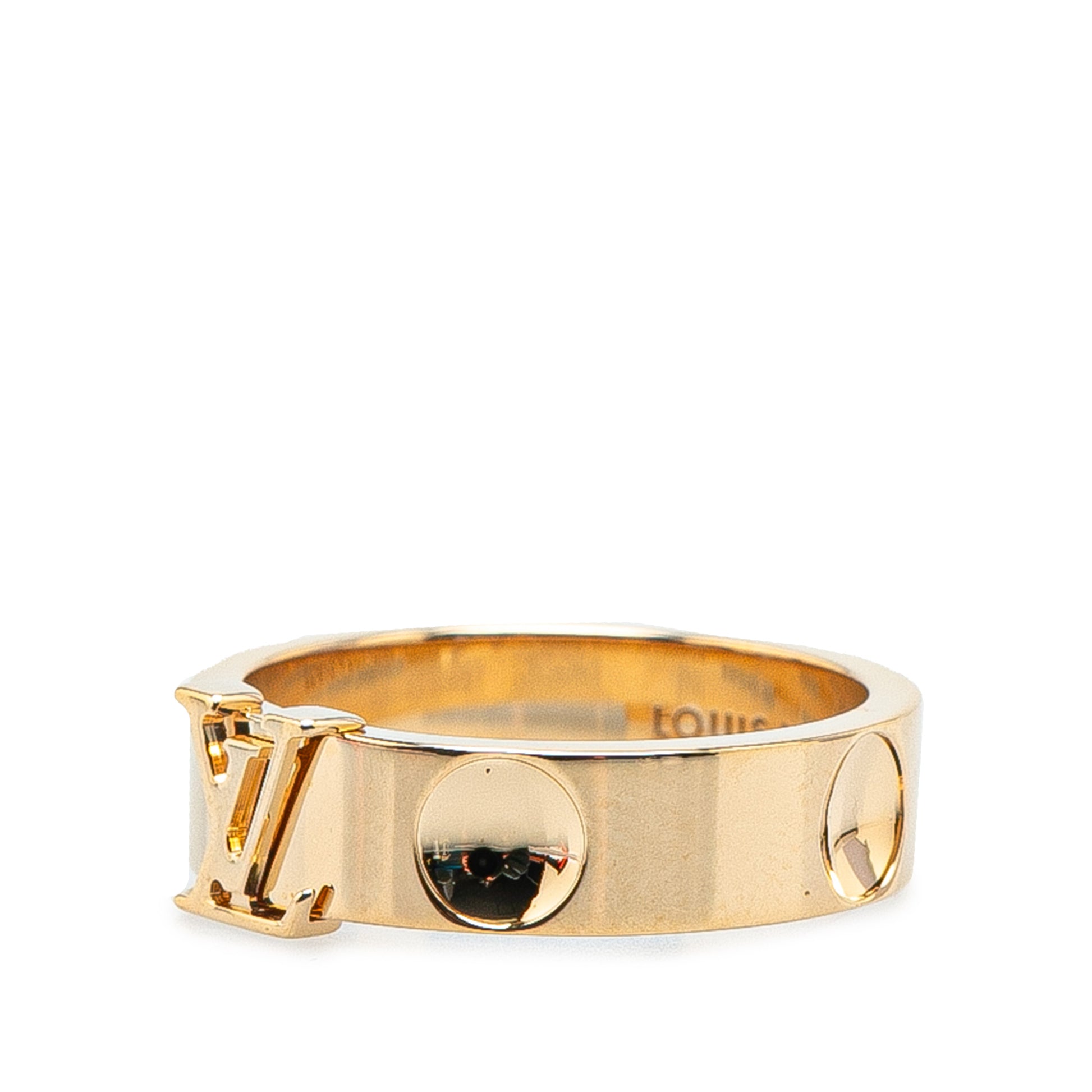 Louis Vuitton 18K Yellow Gold Empreinte Ring