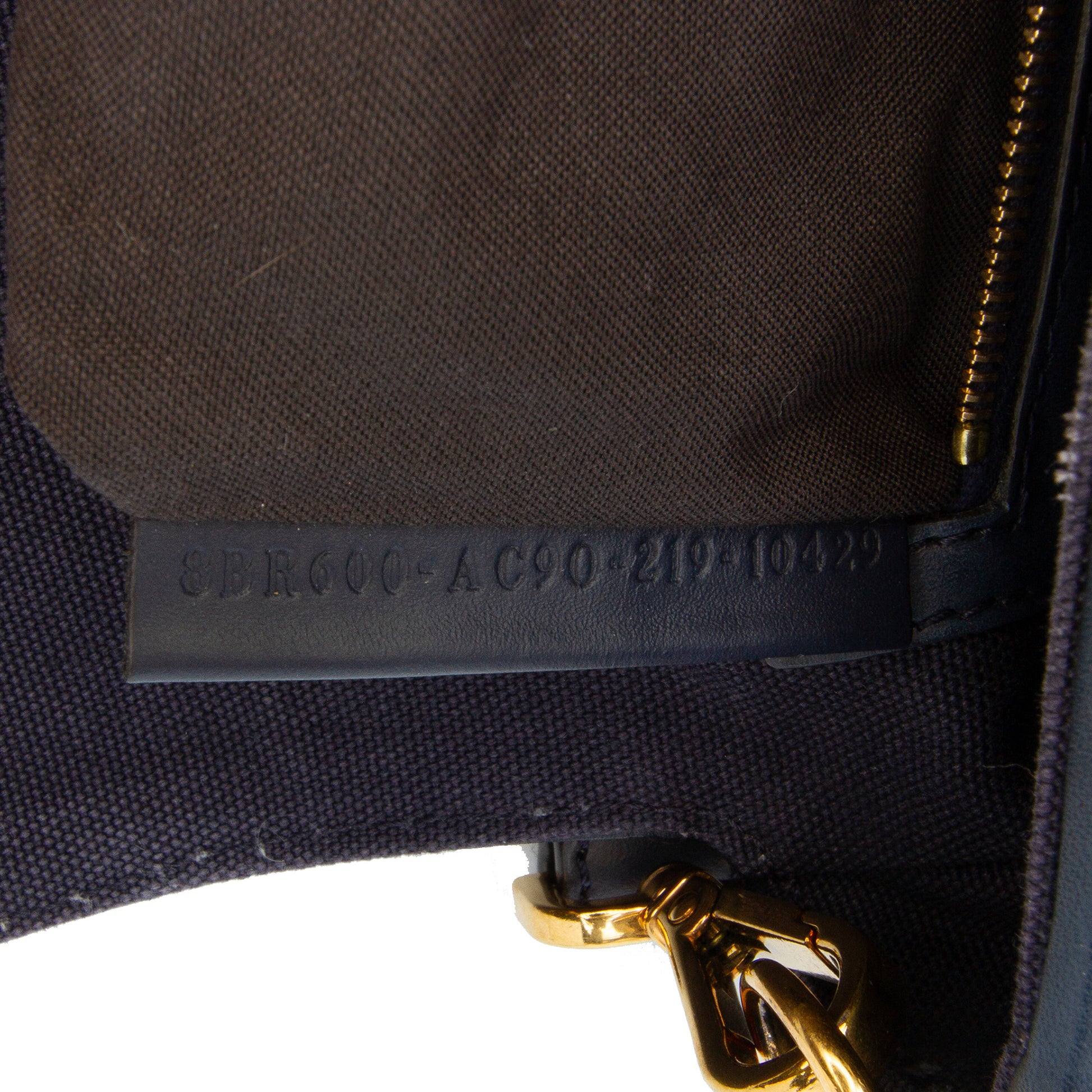 Fendi Zucca Embroidered Canvas Baguette Satchel