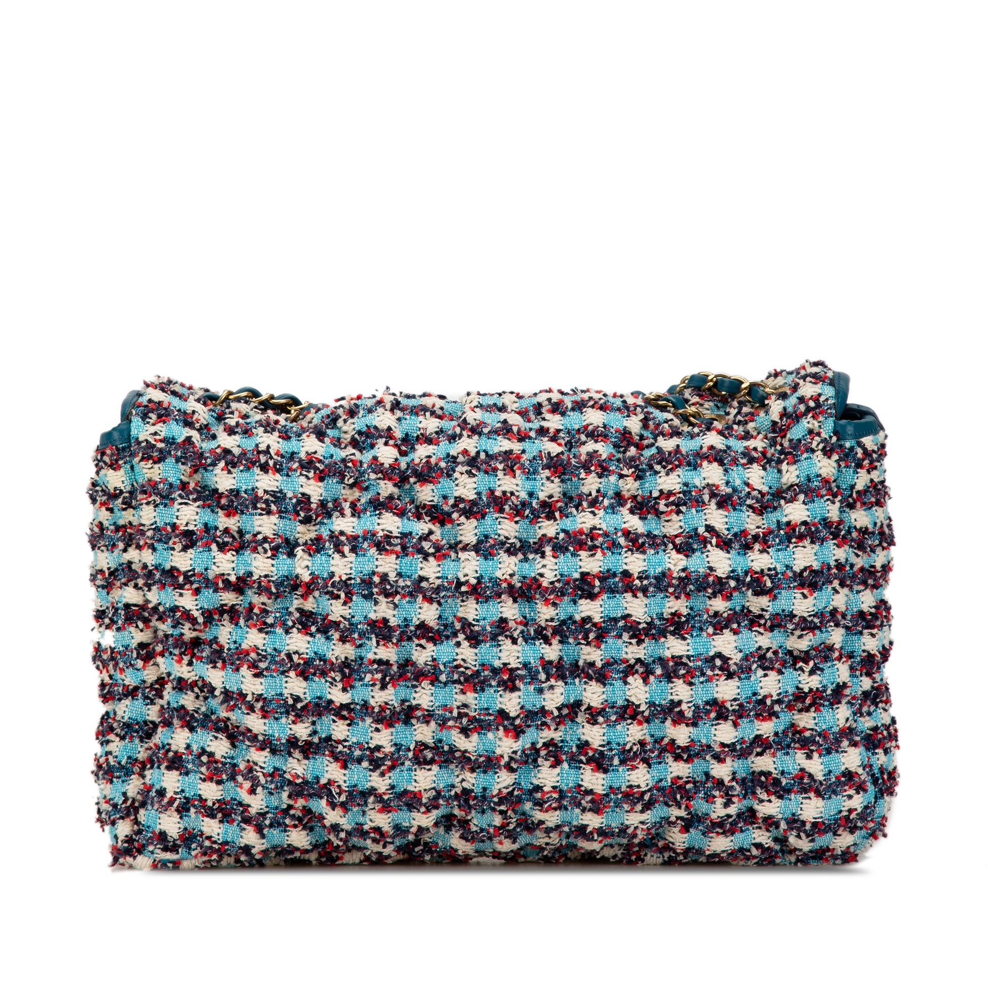 Chanel Maxi Tweed Chesterfield Single Flap