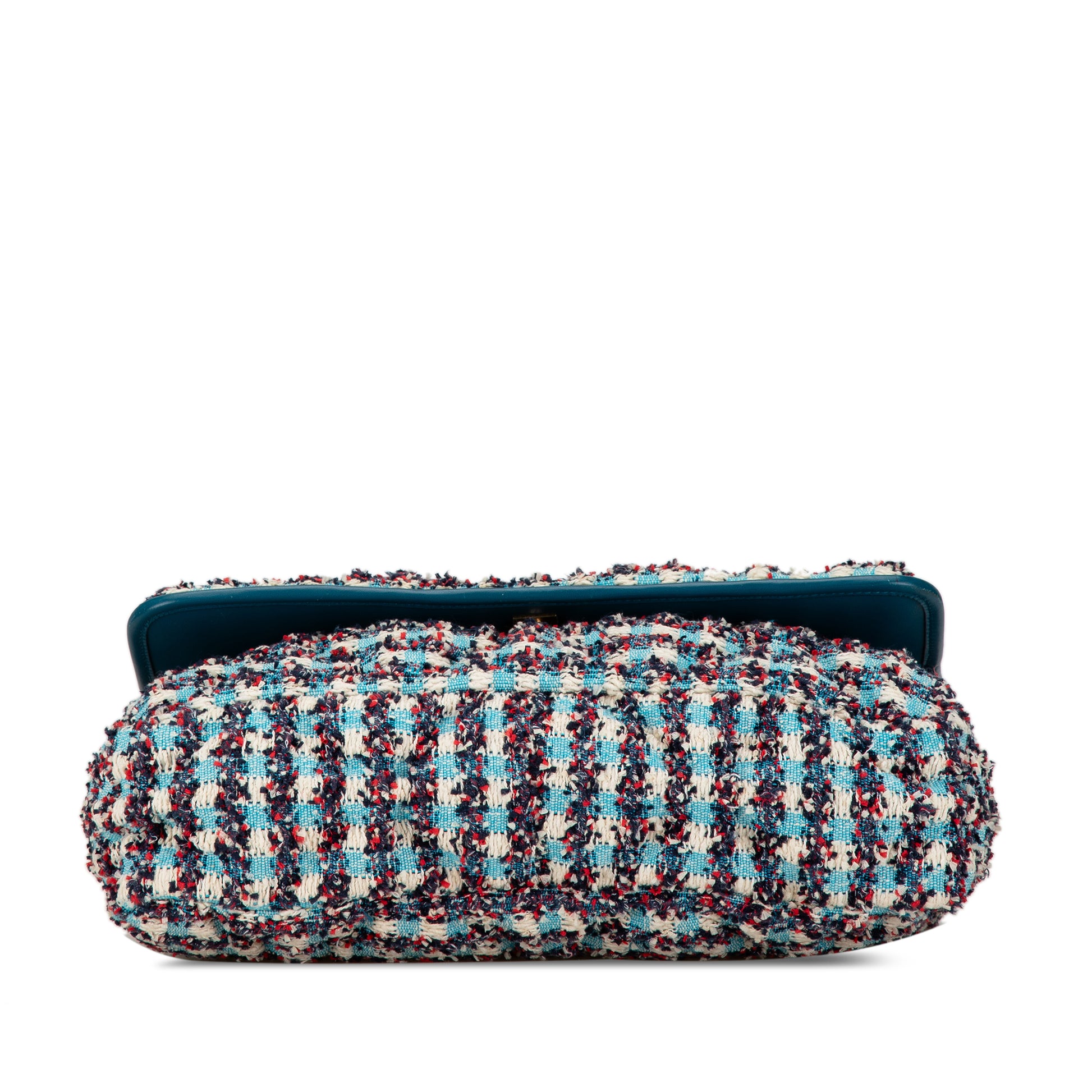 Chanel Maxi Tweed Chesterfield Single Flap