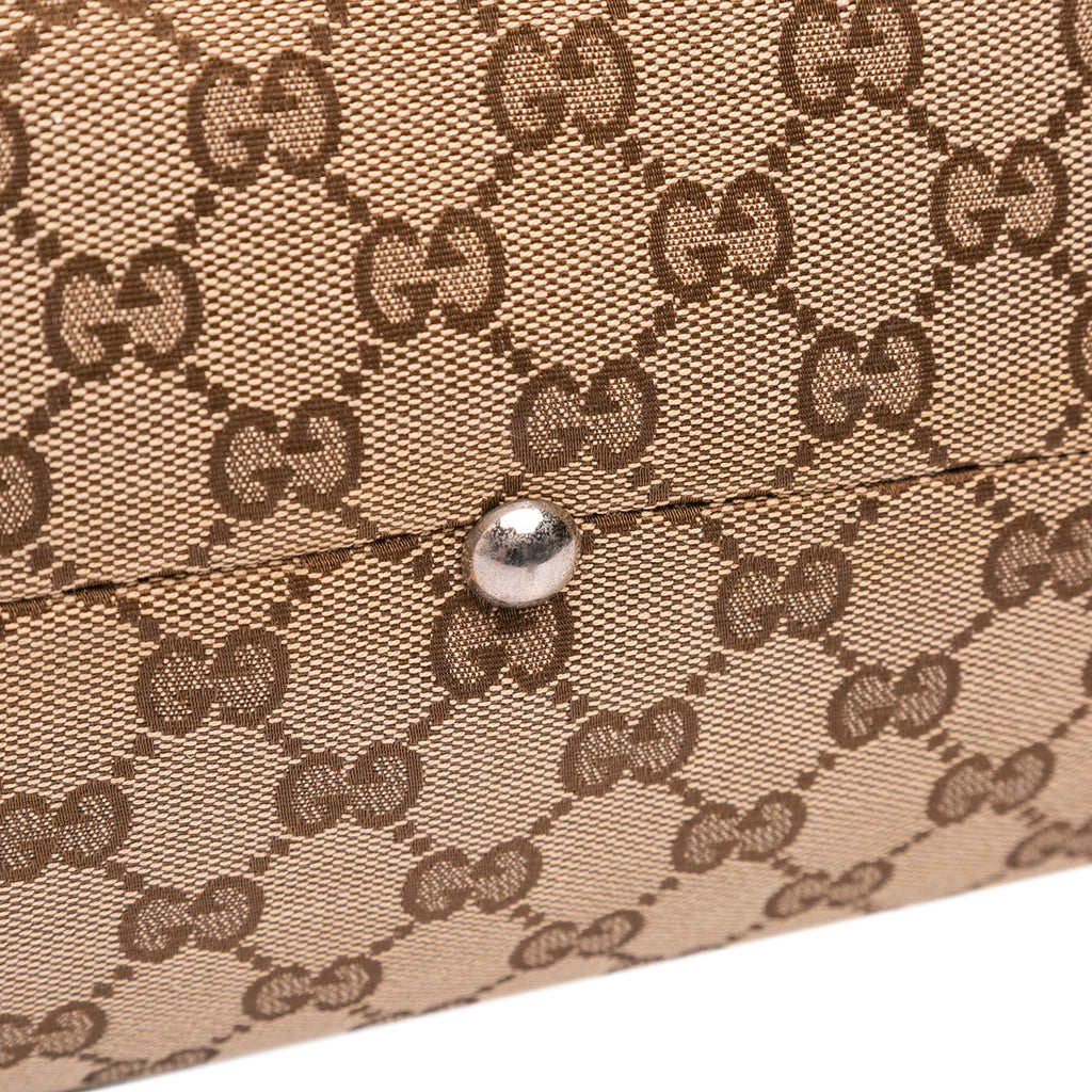 Gucci Medium GG Canvas Icon Bit Tote
