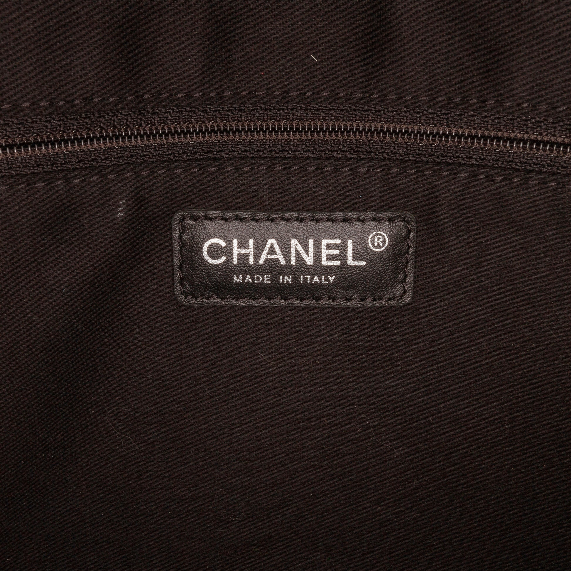 Chanel Jumbo PVC and Tweed Patchwork Single Flap