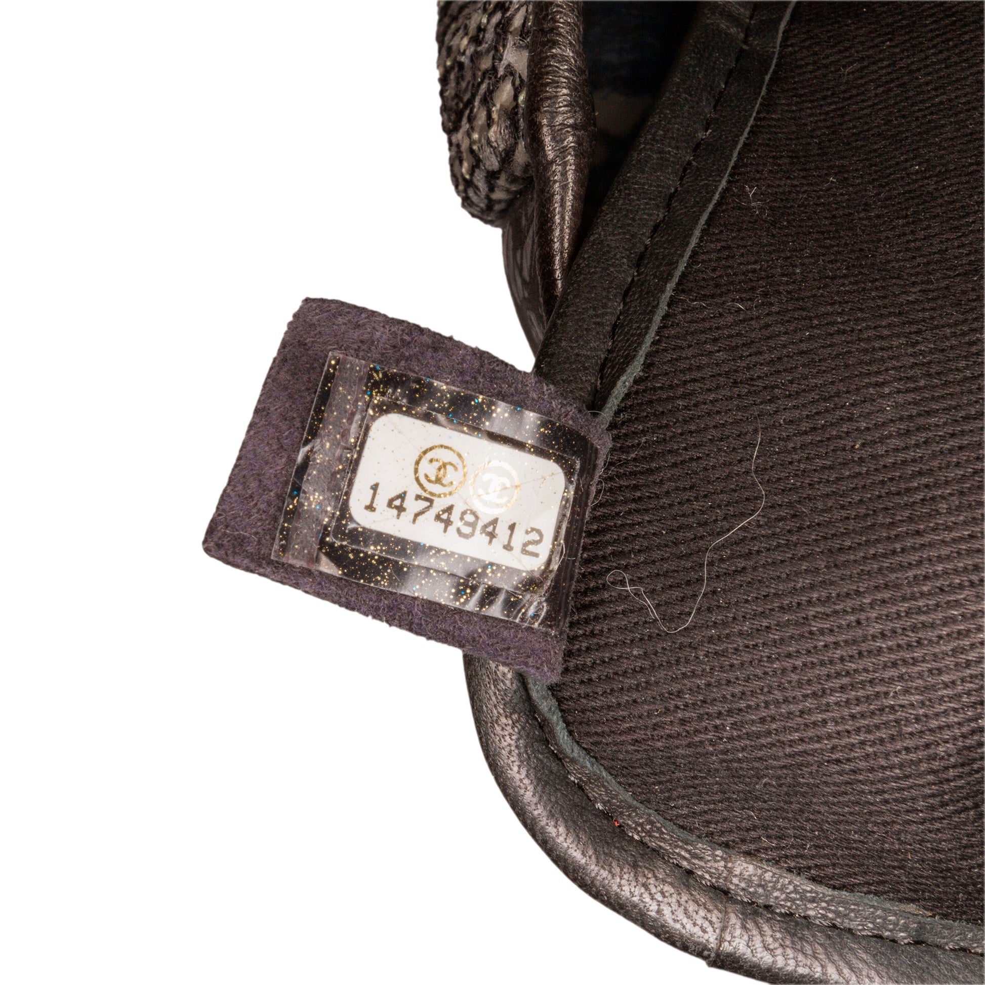 Chanel Jumbo PVC and Tweed Patchwork Single Flap