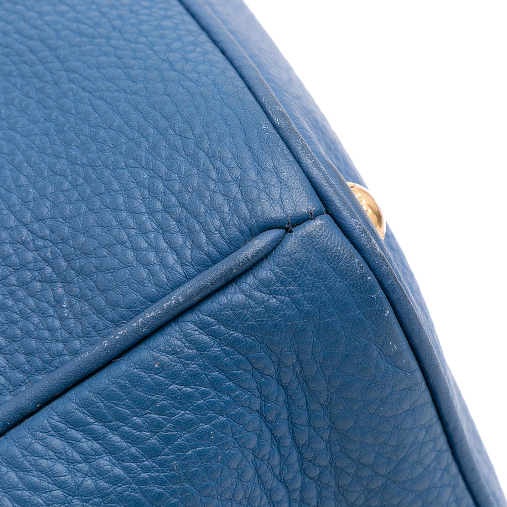 Prada Vitello Daino Double Zip Convertible Tote