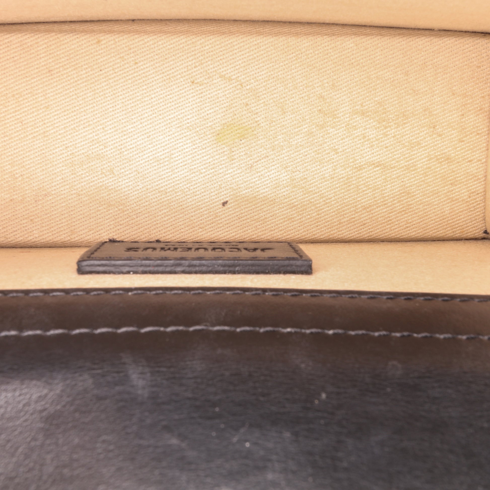 Jacquemus Mini Calfskin Le Bambino Satchel