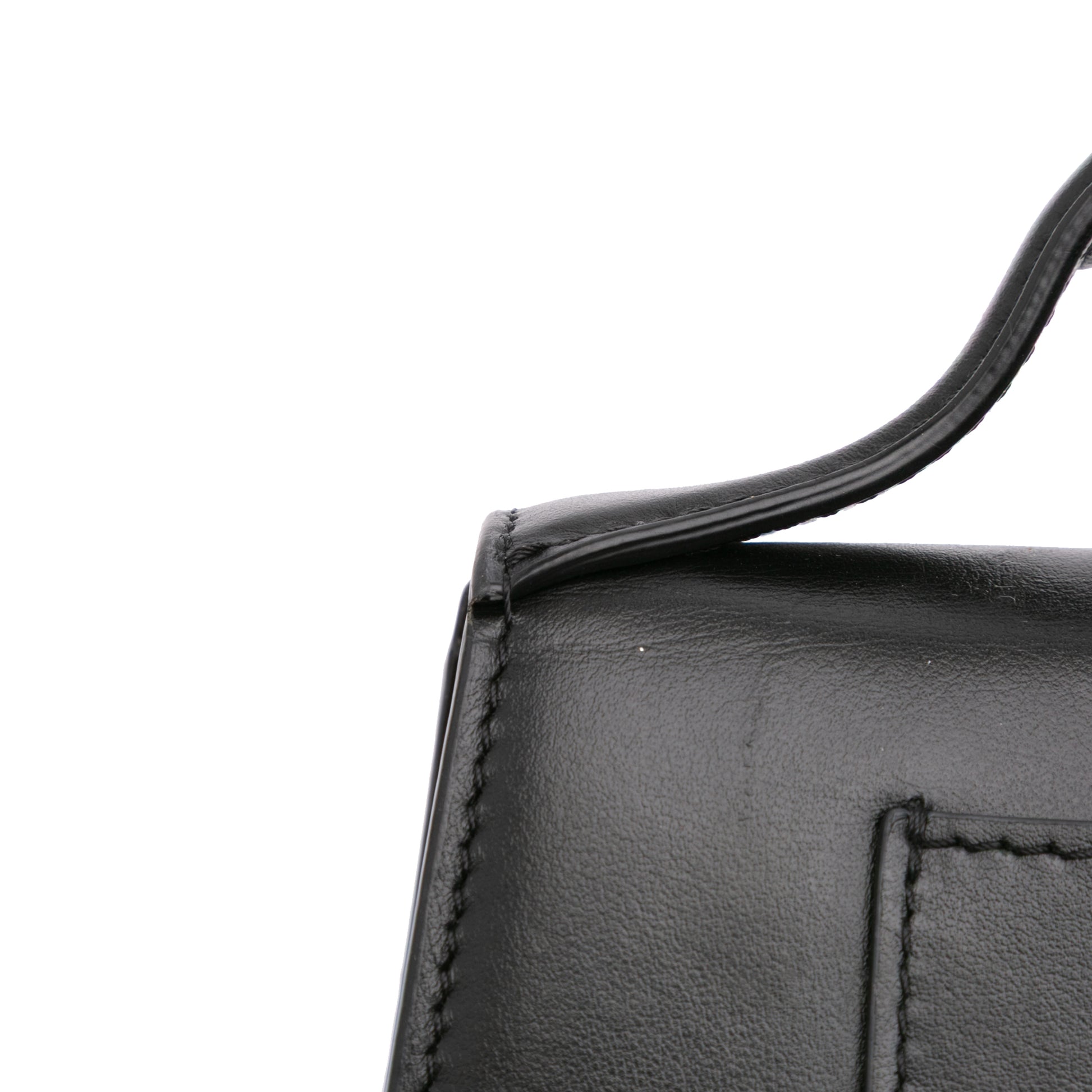 Jacquemus Mini Calfskin Le Bambino Satchel