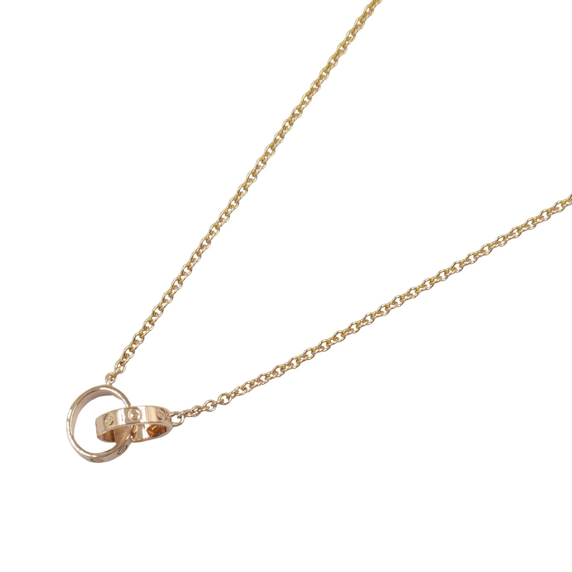 Cartier 18K Rose Gold Baby Love Necklace