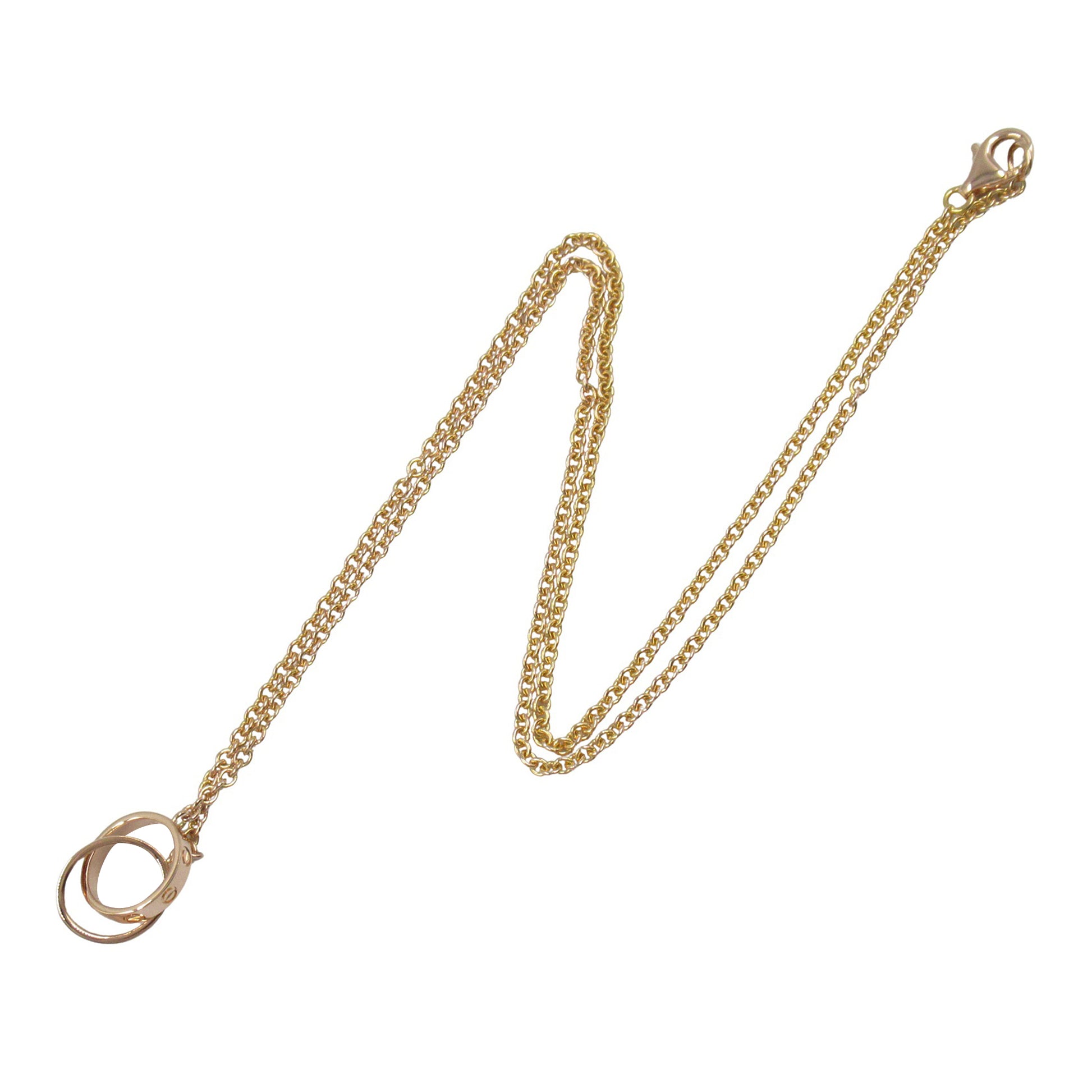 Cartier 18K Rose Gold Baby Love Necklace