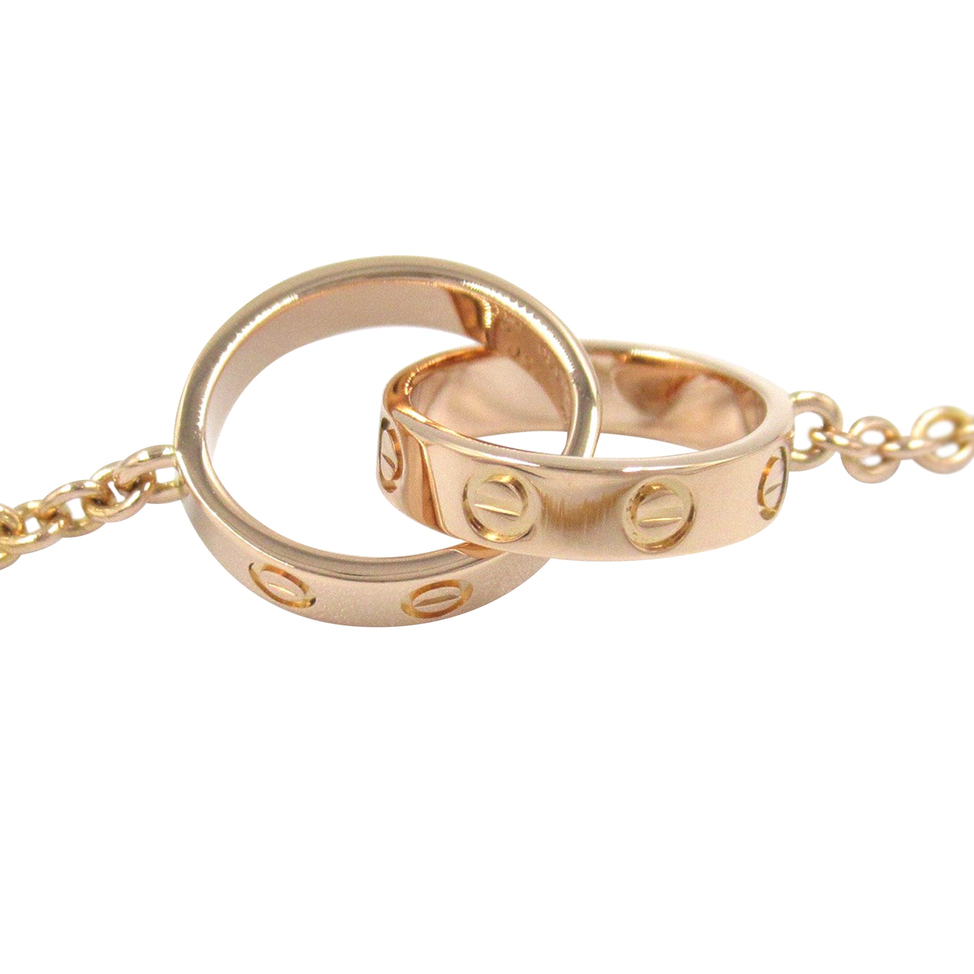 Cartier 18K Rose Gold Baby Love Necklace