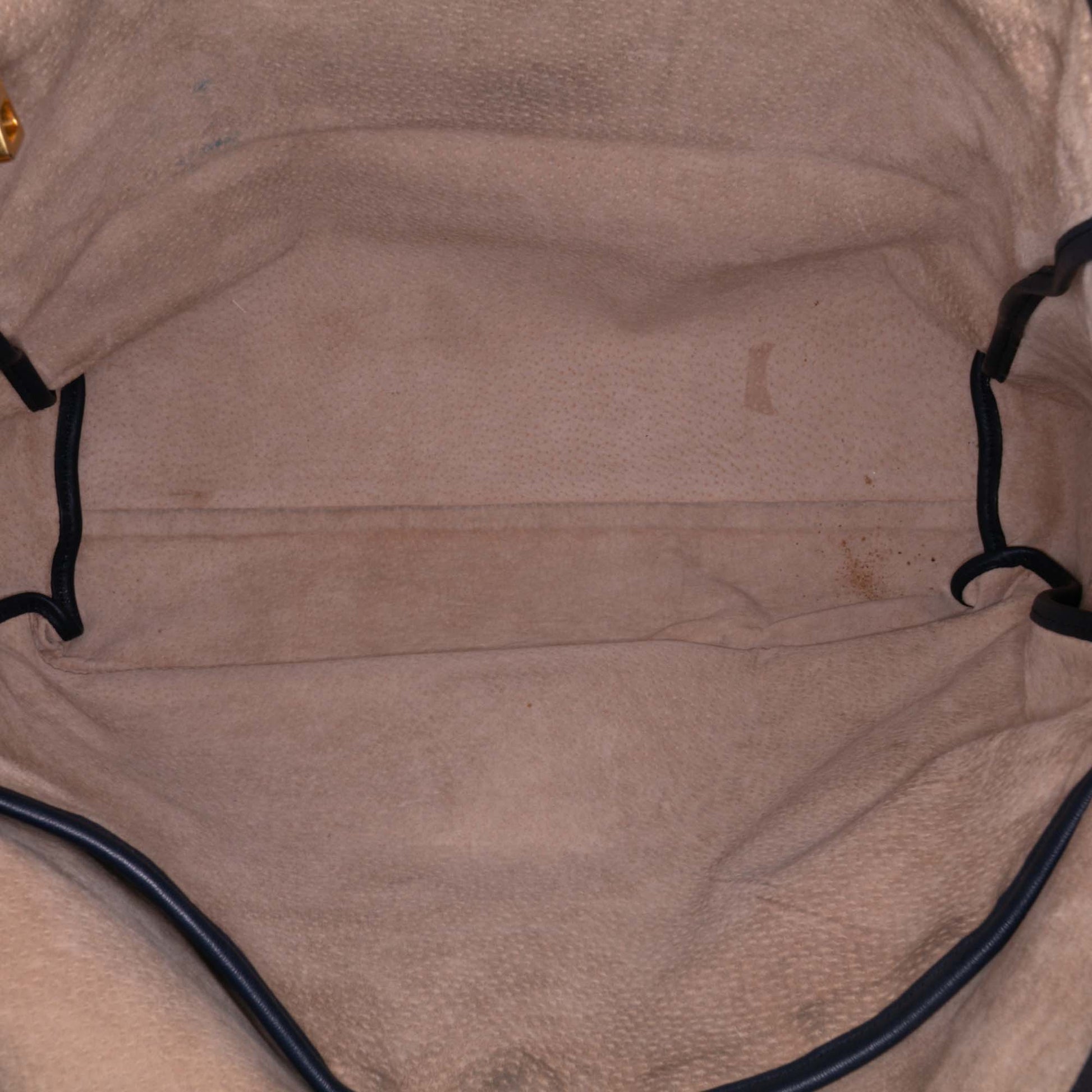 Prada Soft Calf Open Convertible Tote
