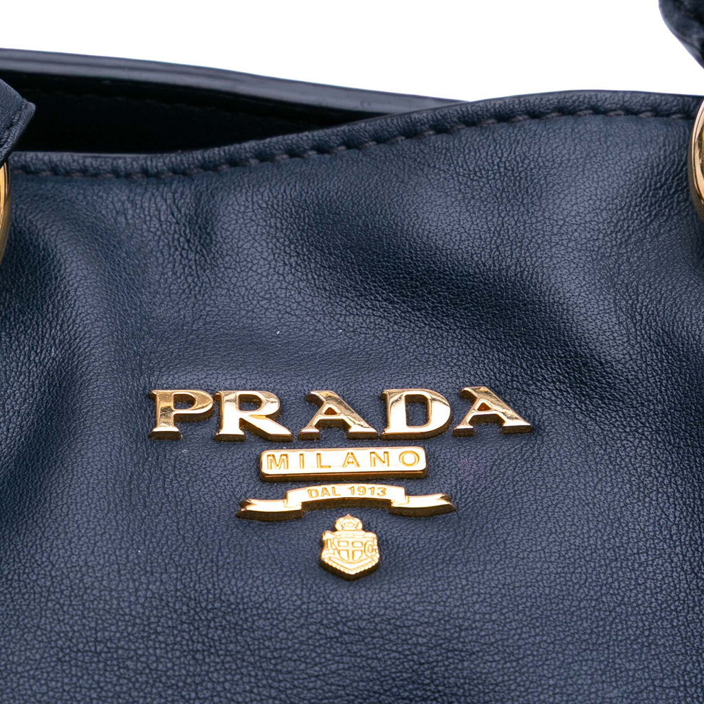Prada Soft Calf Open Convertible Tote