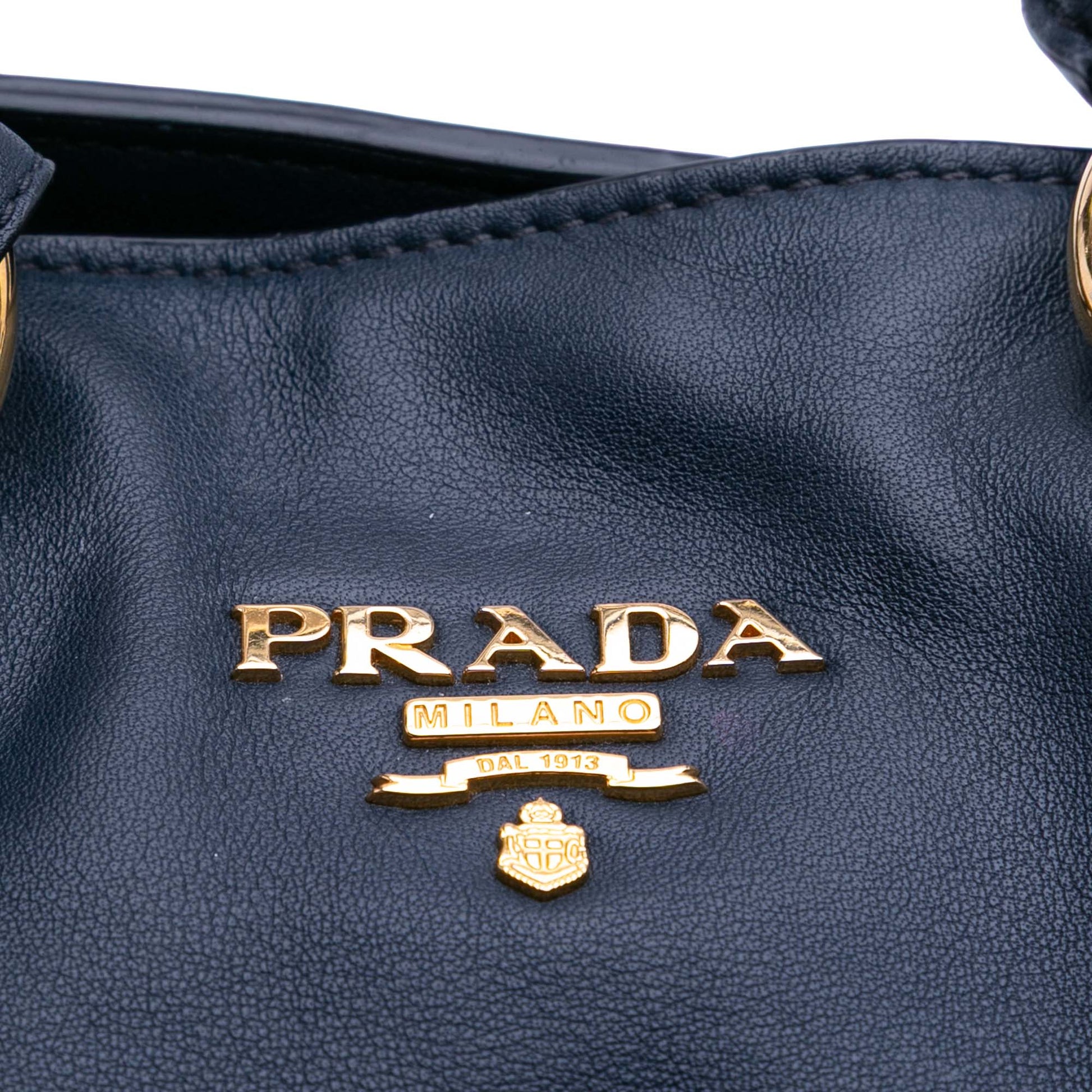 Prada Soft Calf Open Convertible Tote