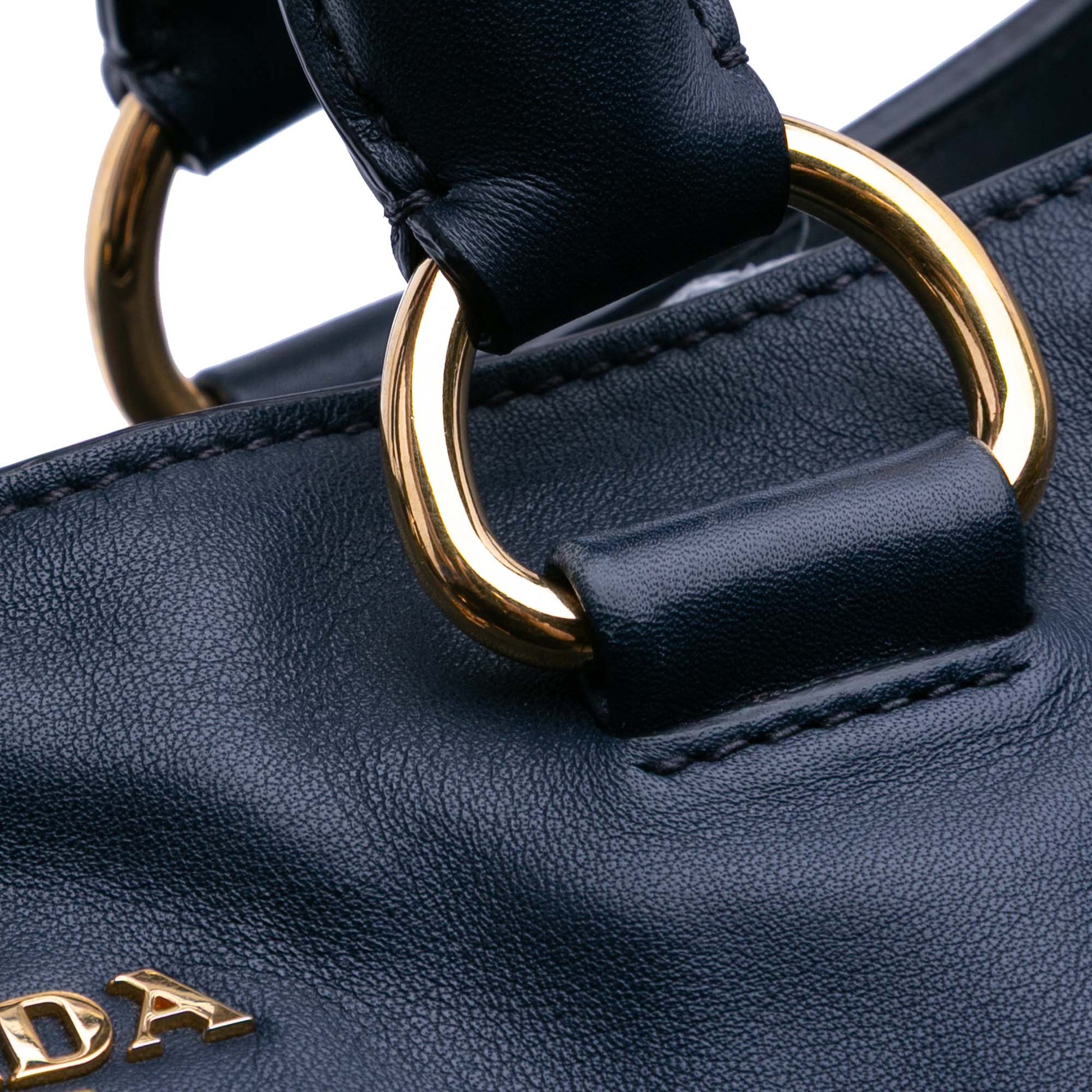 Prada Soft Calf Open Convertible Tote