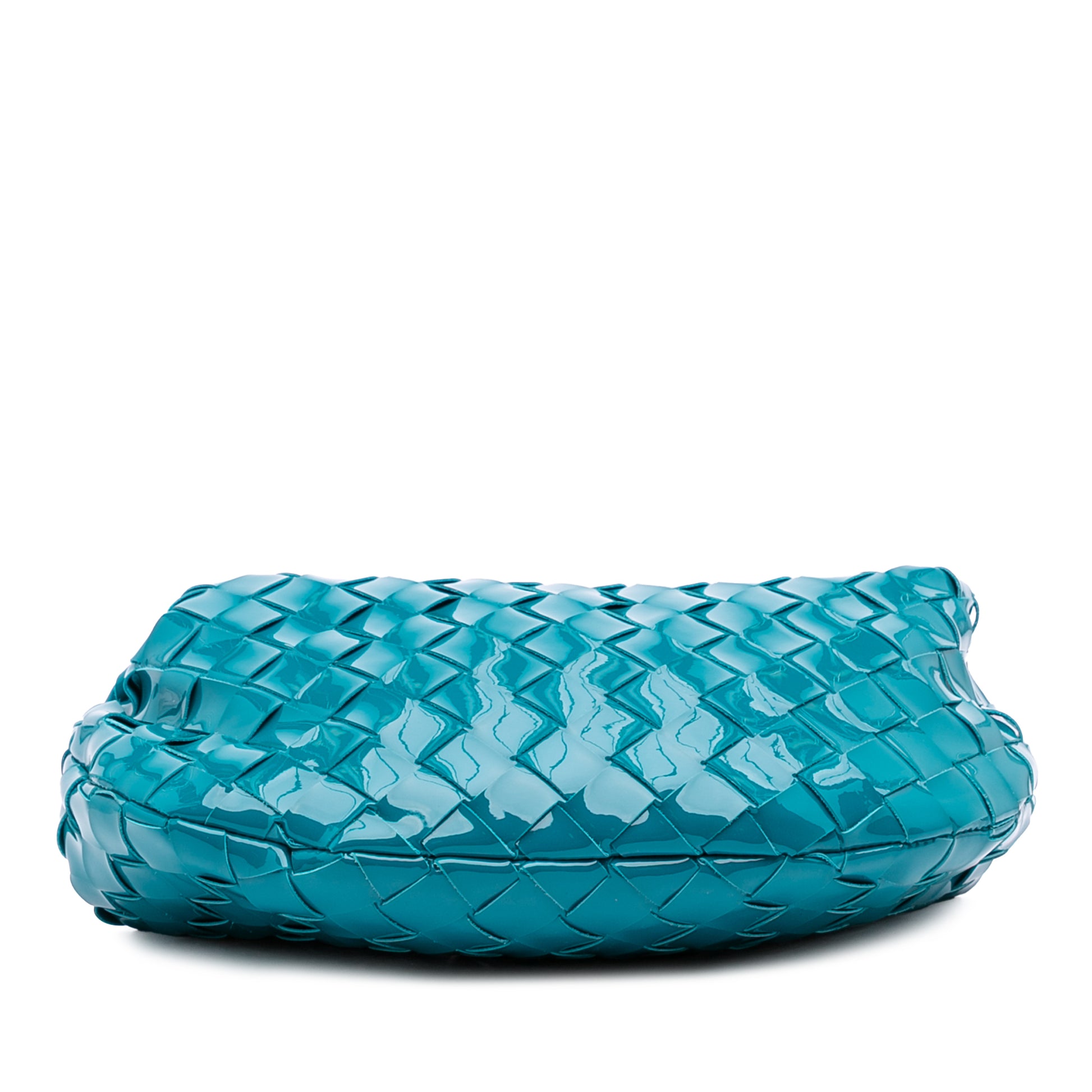 Bottega Veneta Mini Patent Intrecciato Jodie