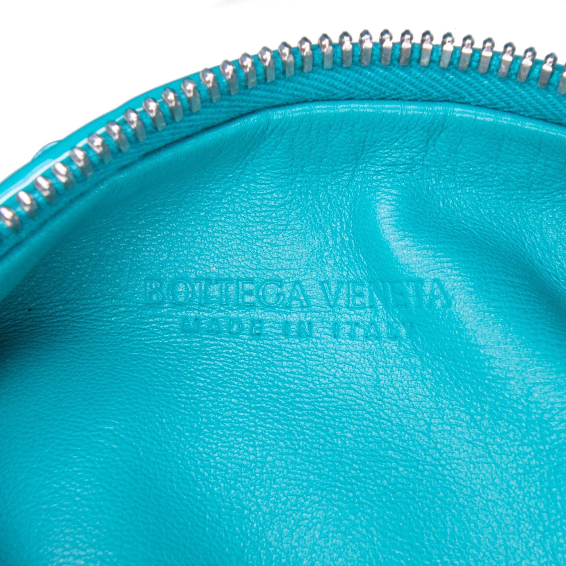 Bottega Veneta Mini Patent Intrecciato Jodie