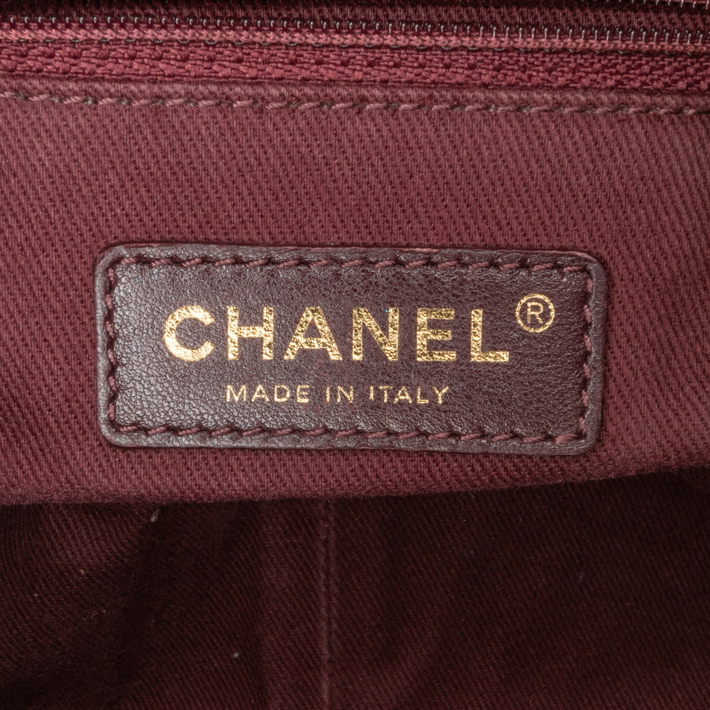Chanel CC Quilted Lambskin Tassel and Border Embellished Flap