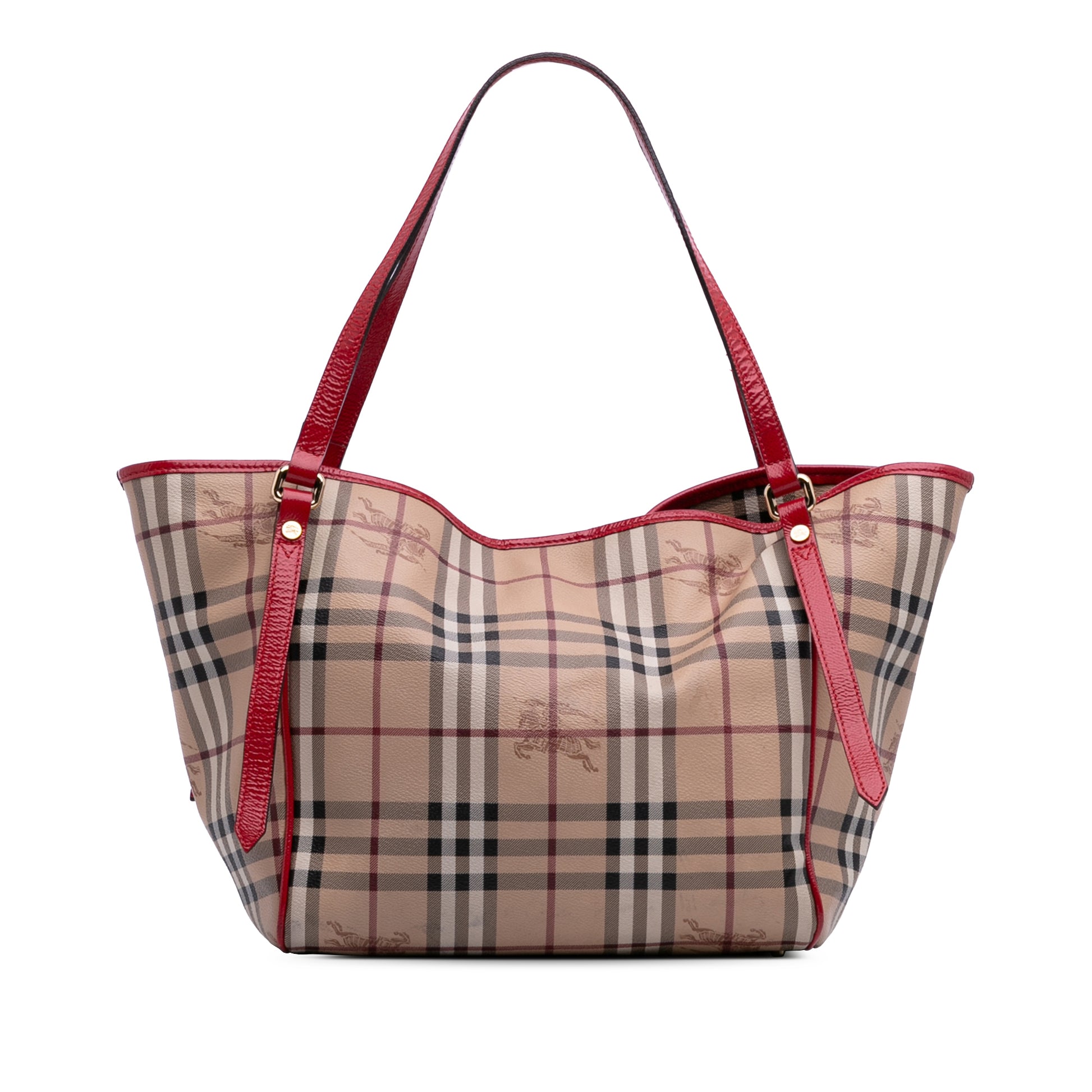 Burberry Small Haymarket Check Coated Canvas Canterbury