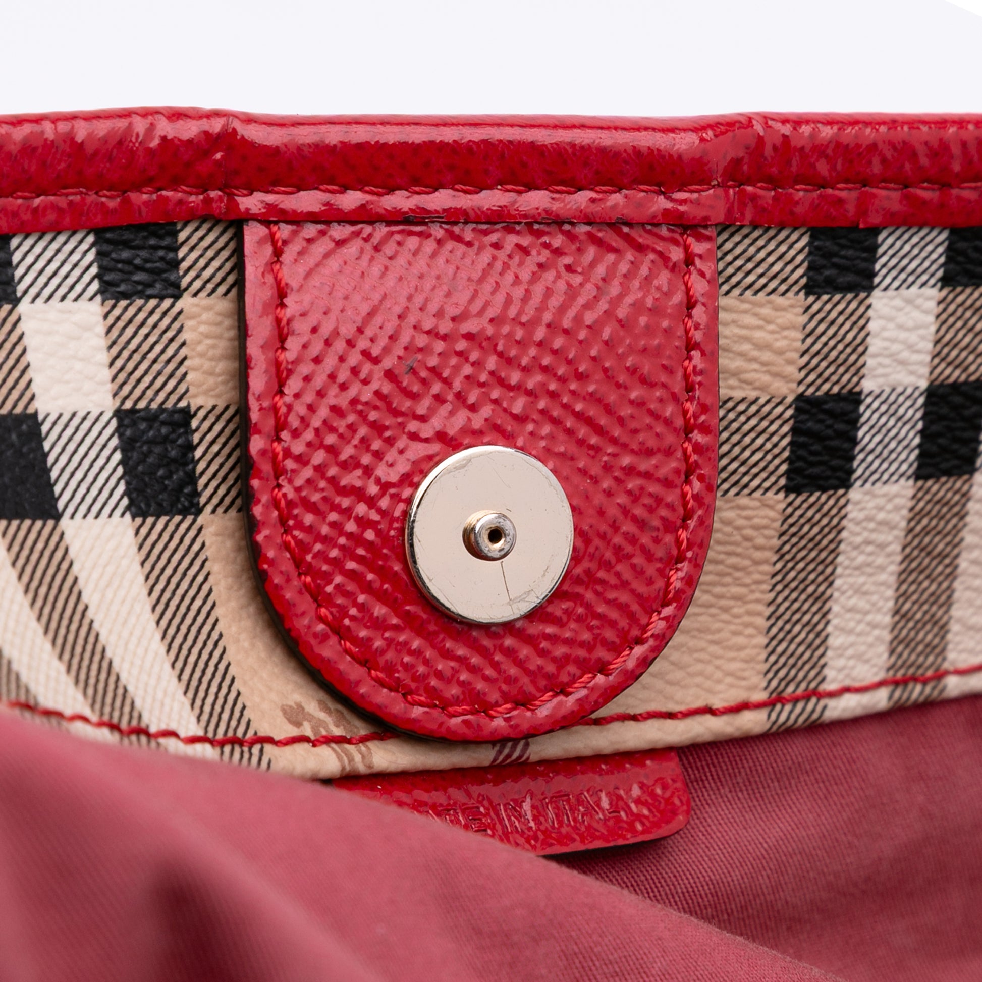 Burberry Small Haymarket Check Coated Canvas Canterbury
