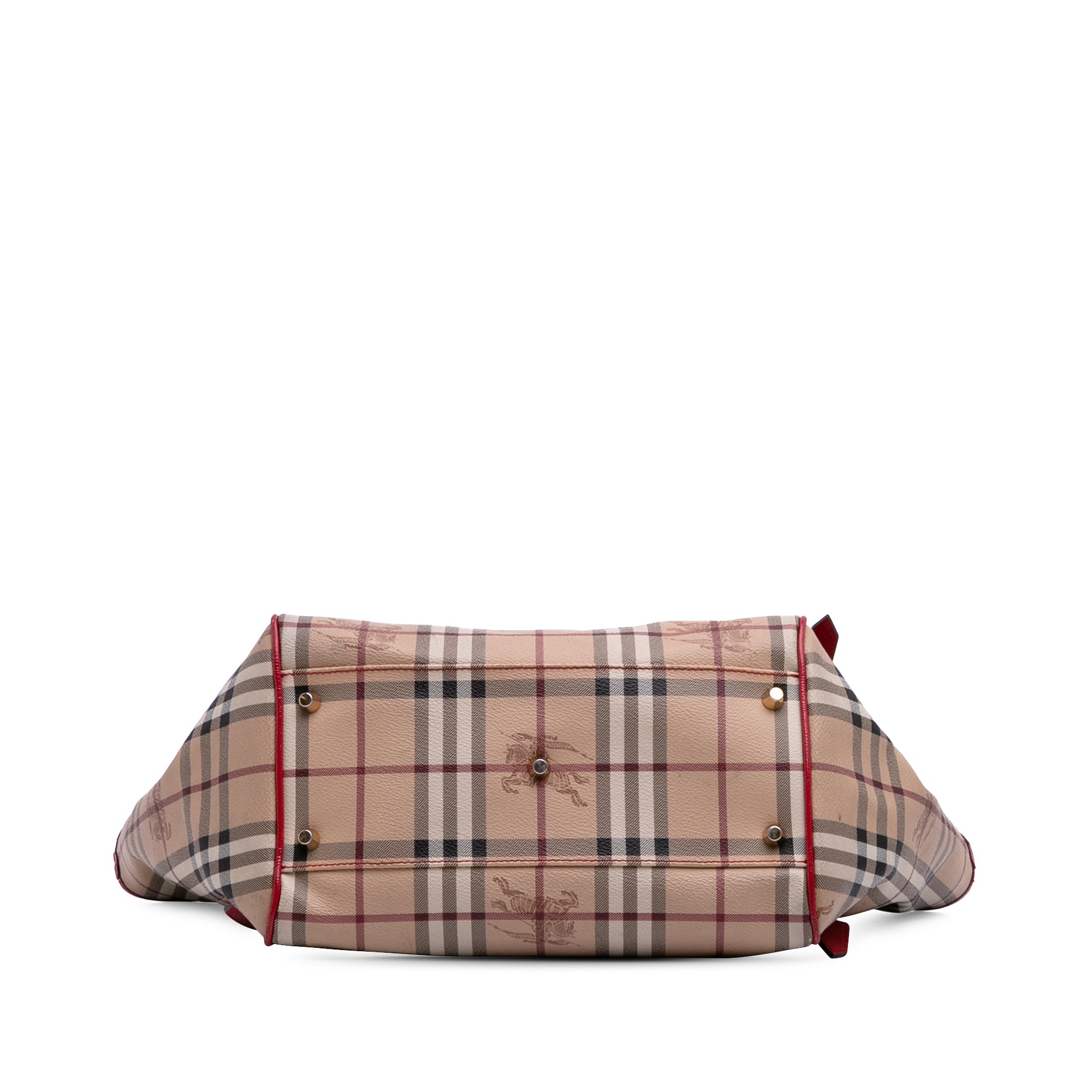Burberry Small Haymarket Check Coated Canvas Canterbury