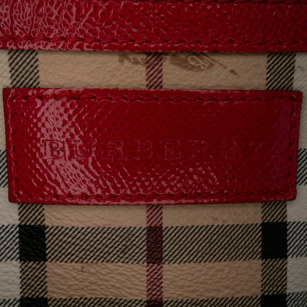 Burberry Small Haymarket Check Coated Canvas Canterbury