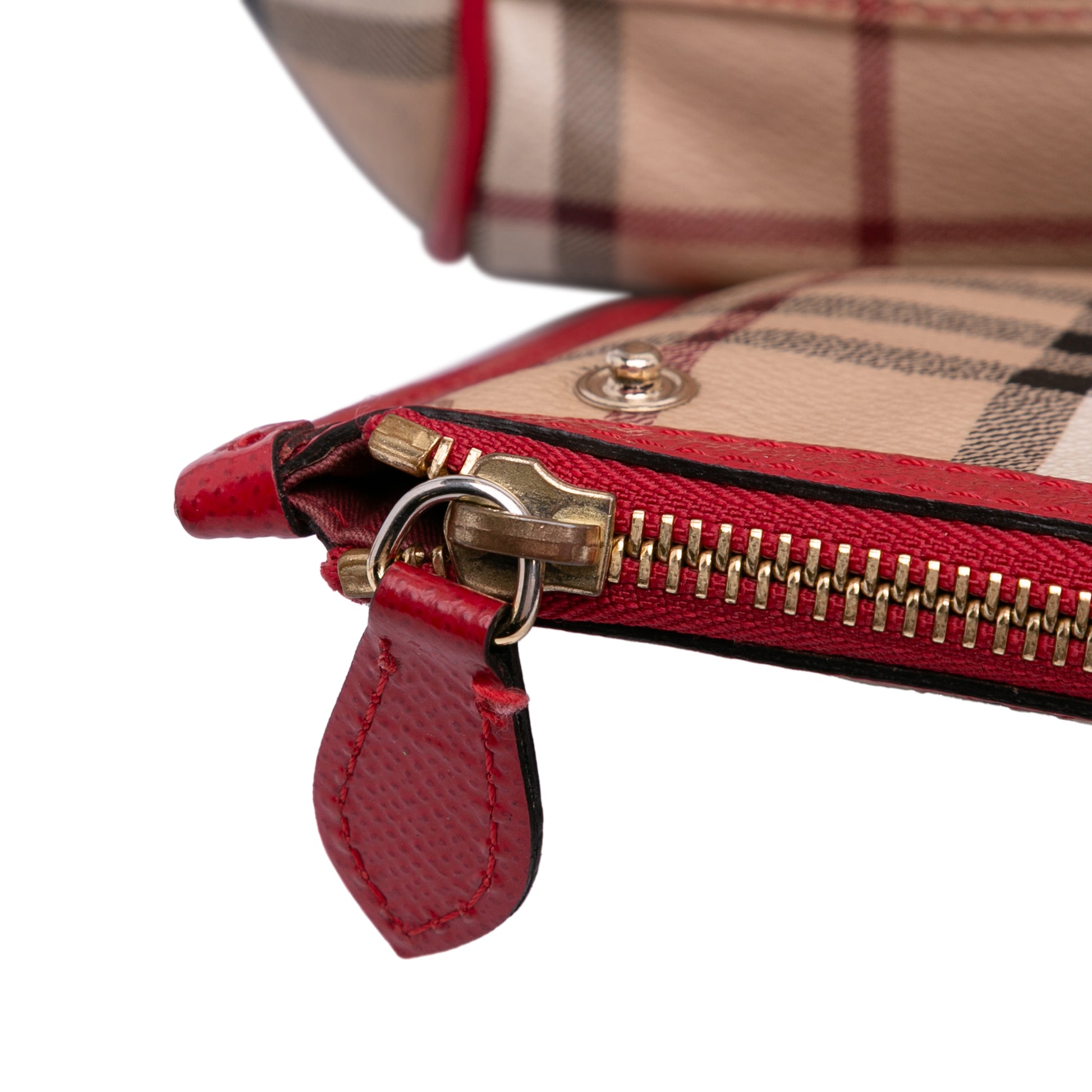 Burberry Small Haymarket Check Coated Canvas Canterbury