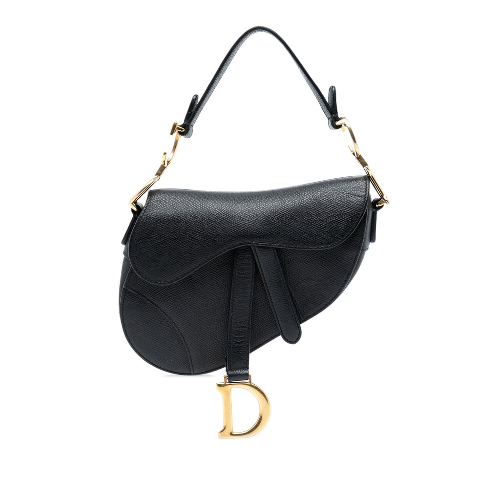 Dior Mini Grained Calfskin Saddle Bag