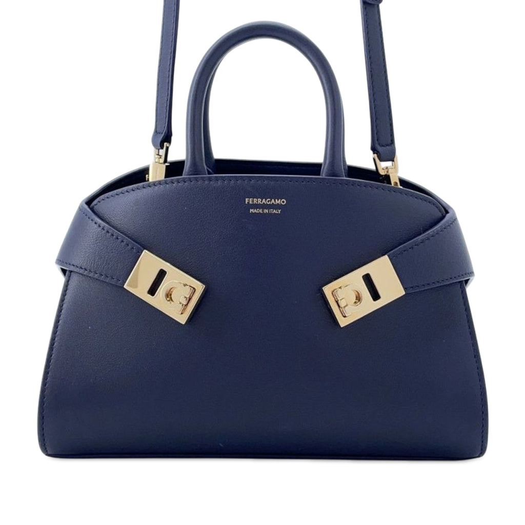 Ferragamo Calfskin Hug Satchel XS