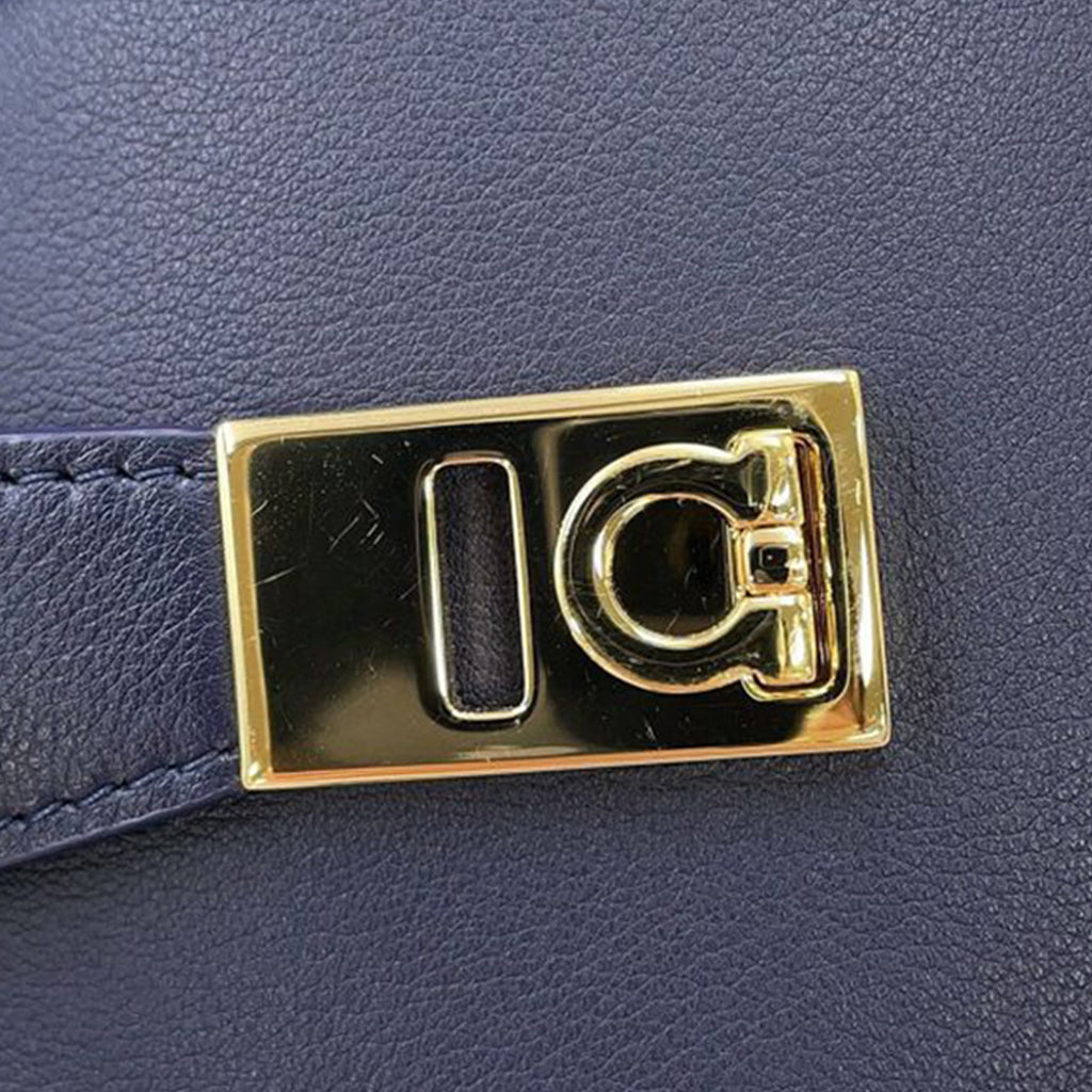 Ferragamo Calfskin Hug Satchel XS