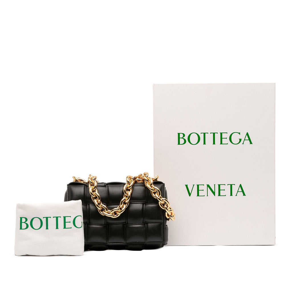 Bottega Veneta Nappa Intrecciato Padded Chain Cassette Satchel