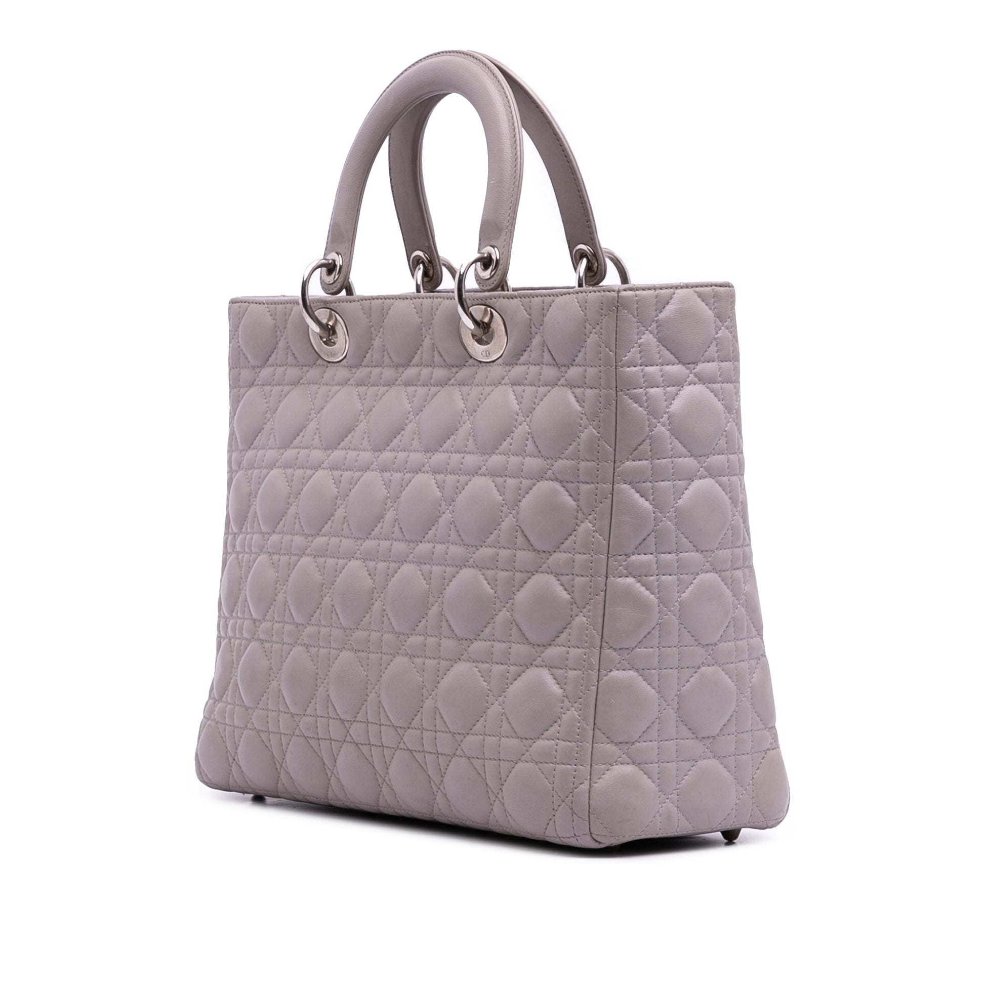 Dior Large Lambskin Cannage Lady Dior