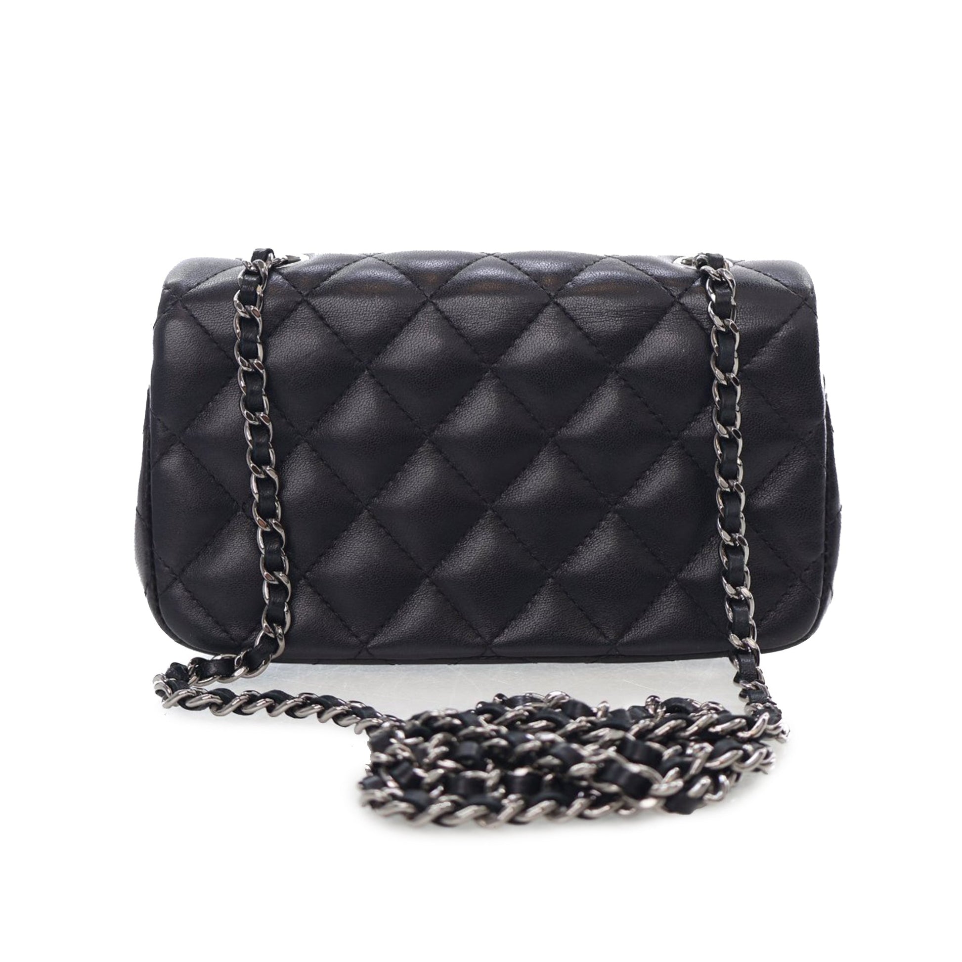 Chanel Extra Mini Rectangular Classic Lambskin Single Flap