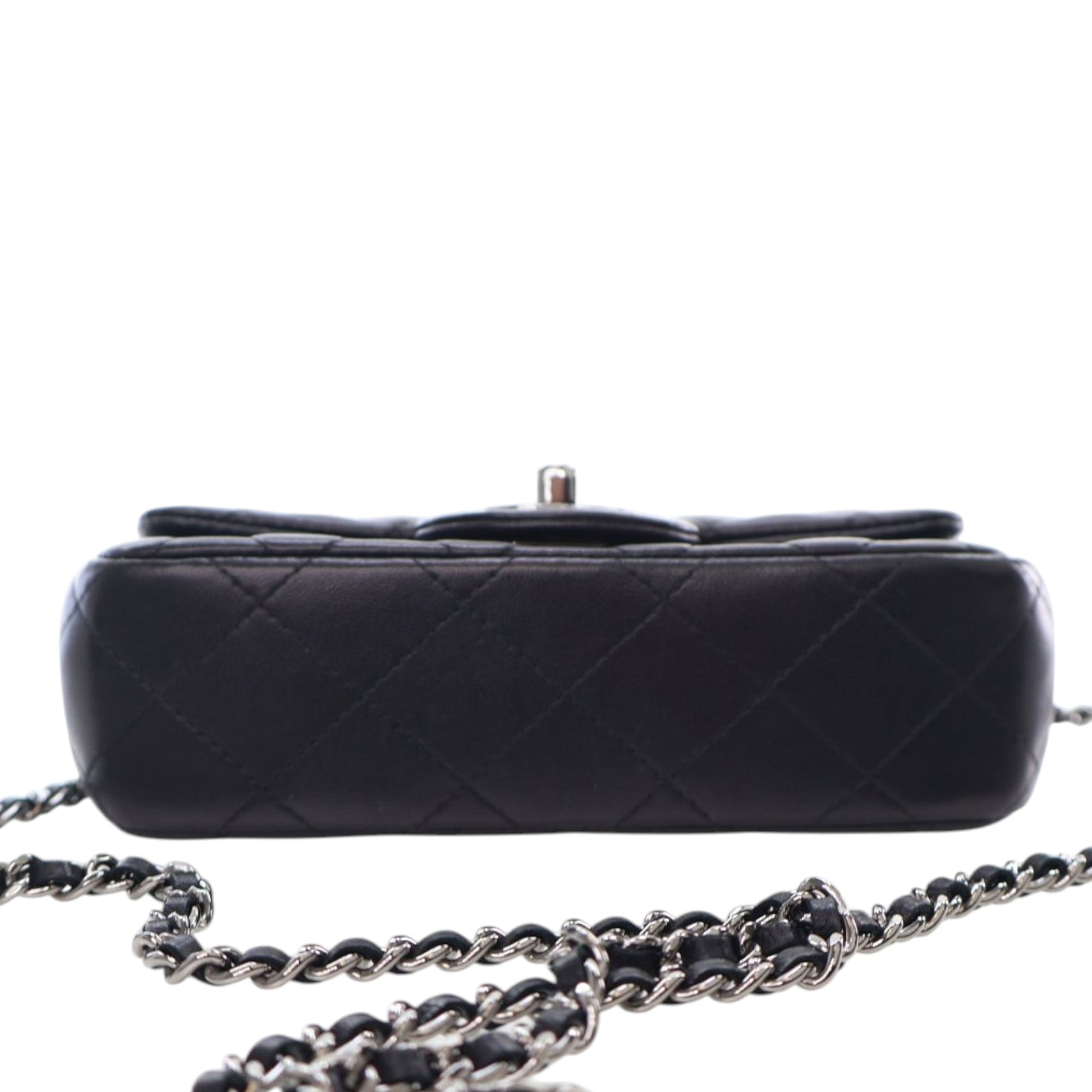 Chanel Extra Mini Rectangular Classic Lambskin Single Flap