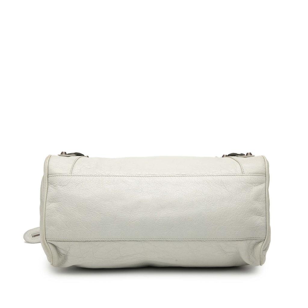 Balenciaga Lambskin Motocross Classic Velo Satchel