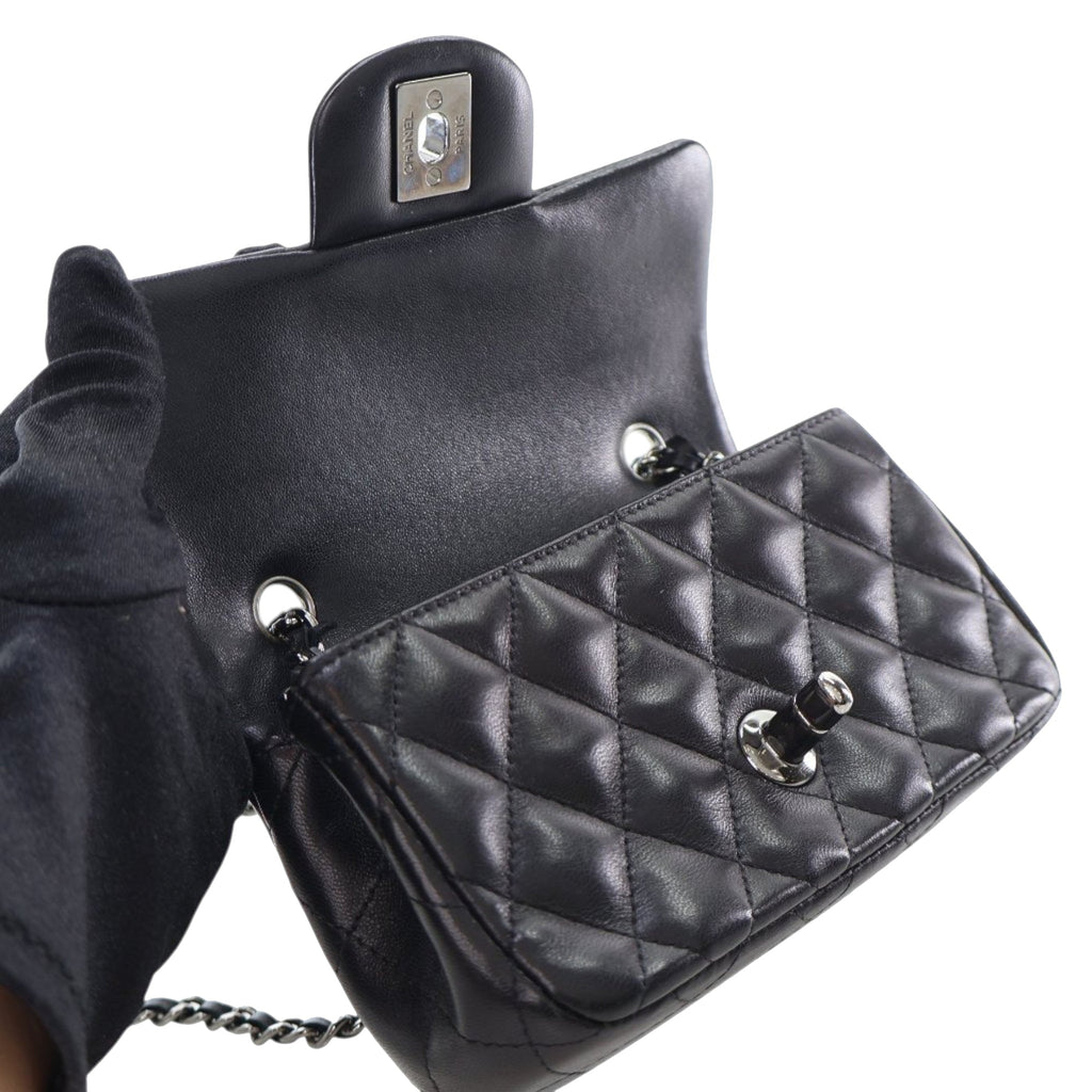 Chanel Extra Mini Rectangular Classic Lambskin Single Flap