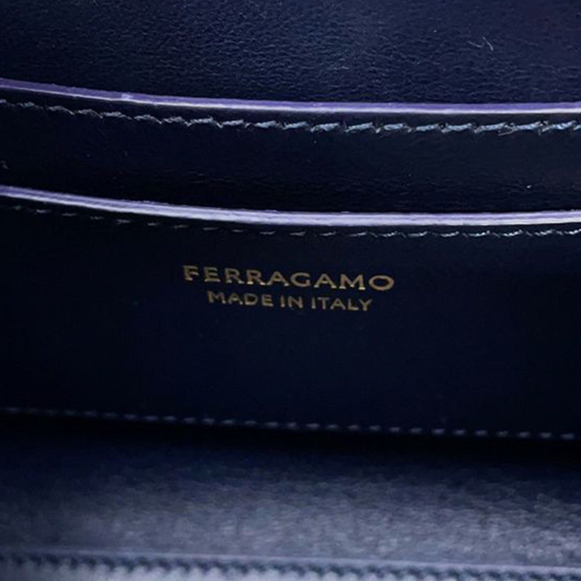 Ferragamo Calfskin Hug Satchel XS