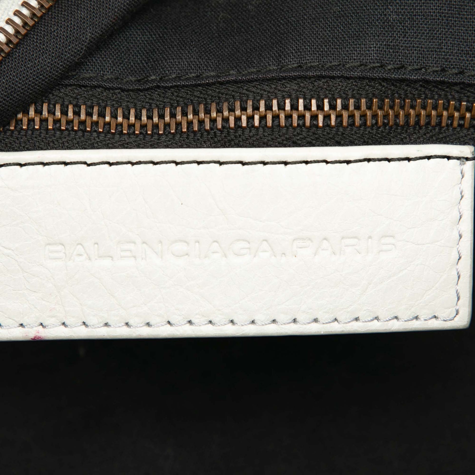 Balenciaga Lambskin Motocross Classic Velo Satchel