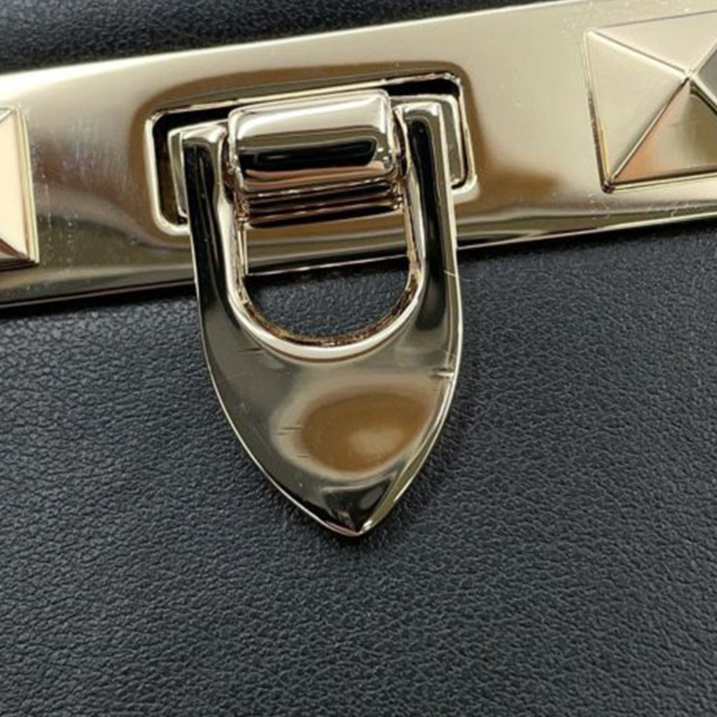 Valentino Calfskin Rockstud Flip Lock Crossbody