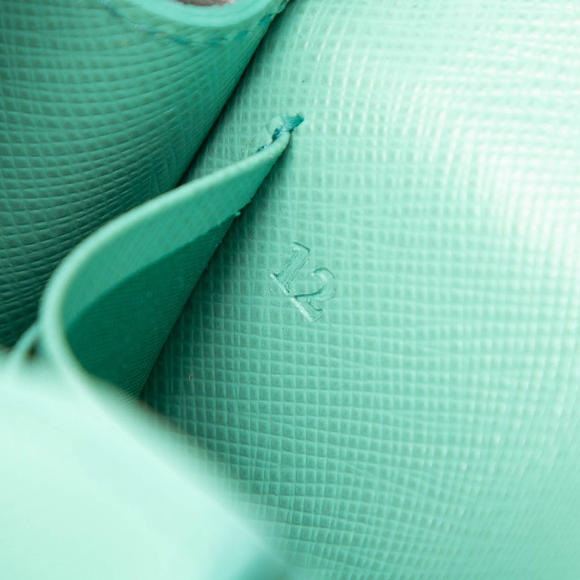 Prada Saffiano Lux Card Holder on Chain