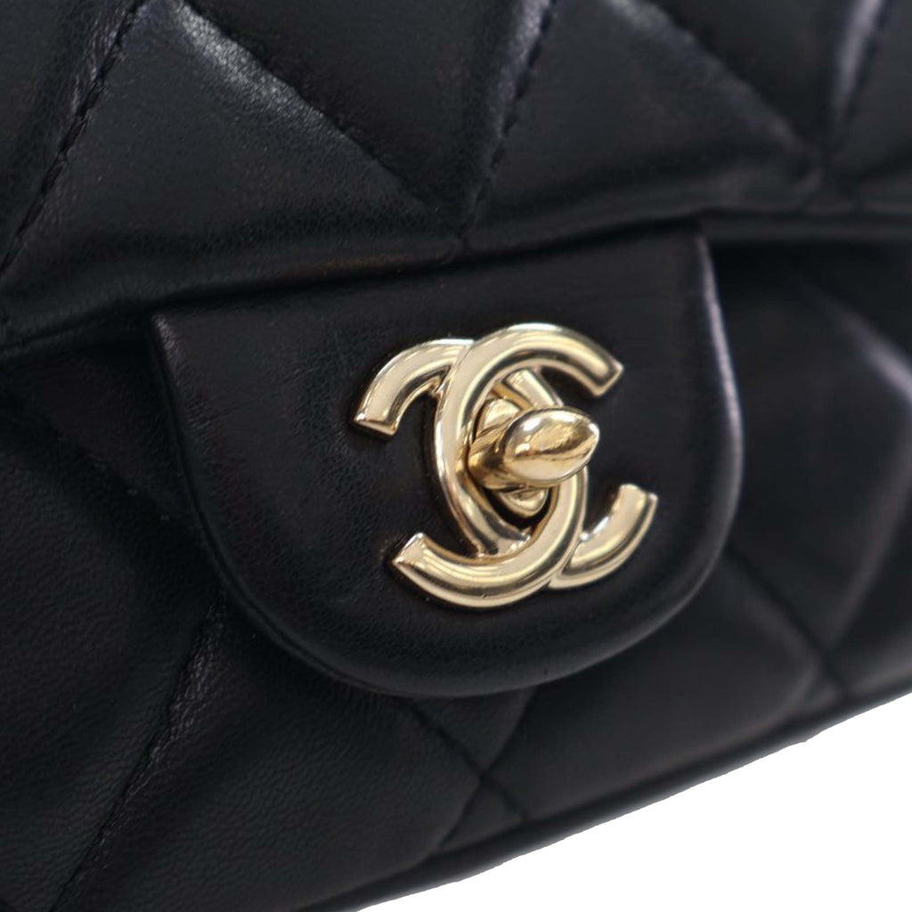 Chanel Small Quilted Lambskin My Precious Pearls Chain Flap