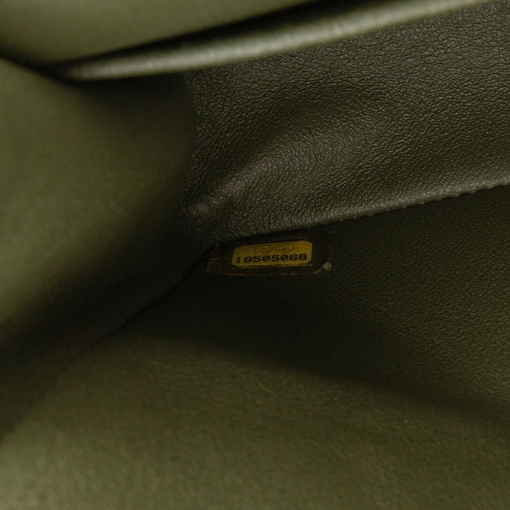 Chanel Medium Classic Tricolor Lambskin Double Flap